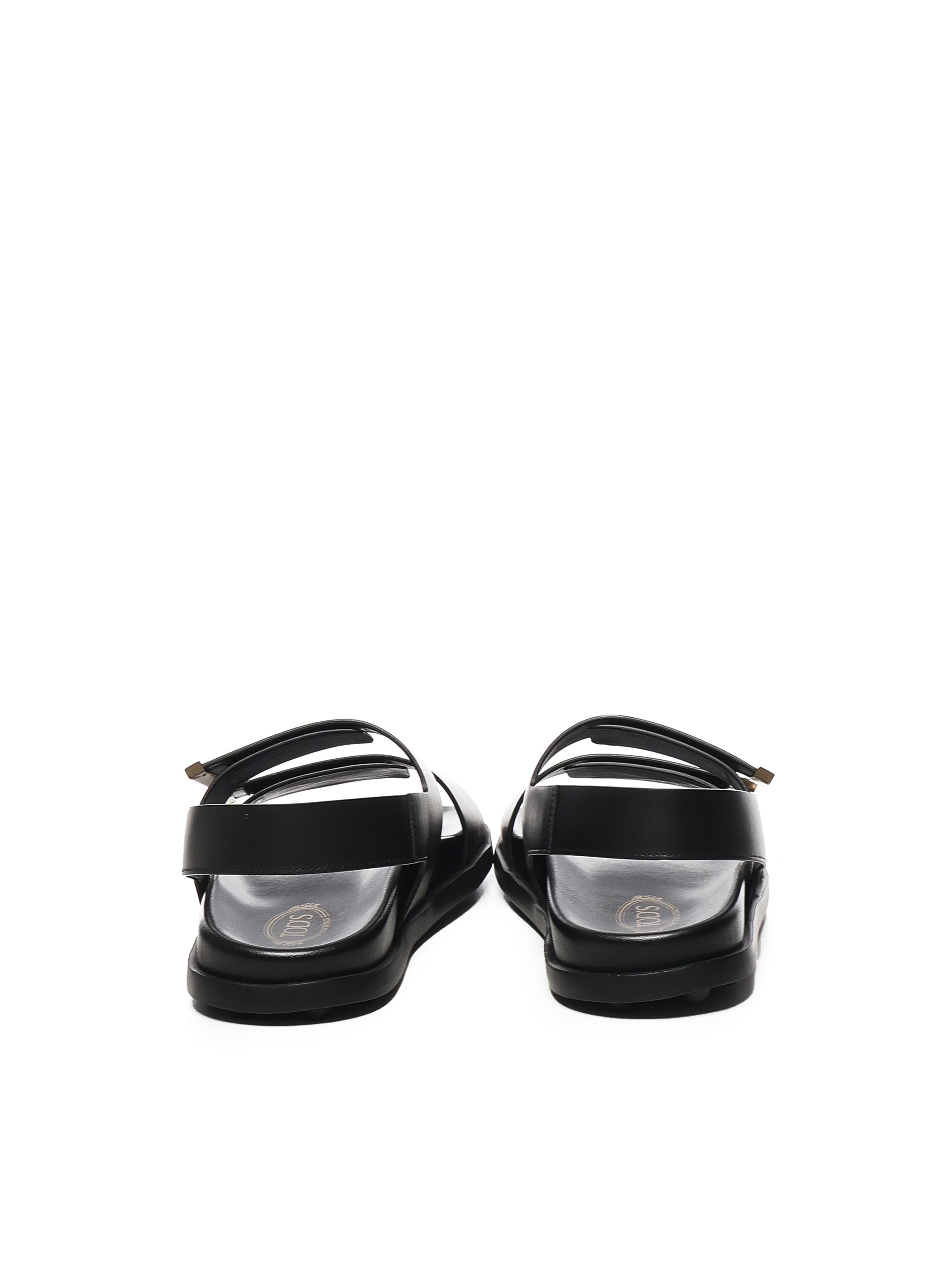 Sandalo a fasce in pelle XXW68K0JE60N6M B999 TOD'S 