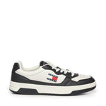 Sneakers in pelle con logo EM0EM01443 YBL TOMMY HILFIGER 