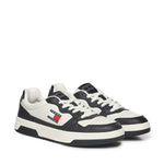 Sneakers in pelle con logo EM0EM01443 YBL TOMMY HILFIGER 