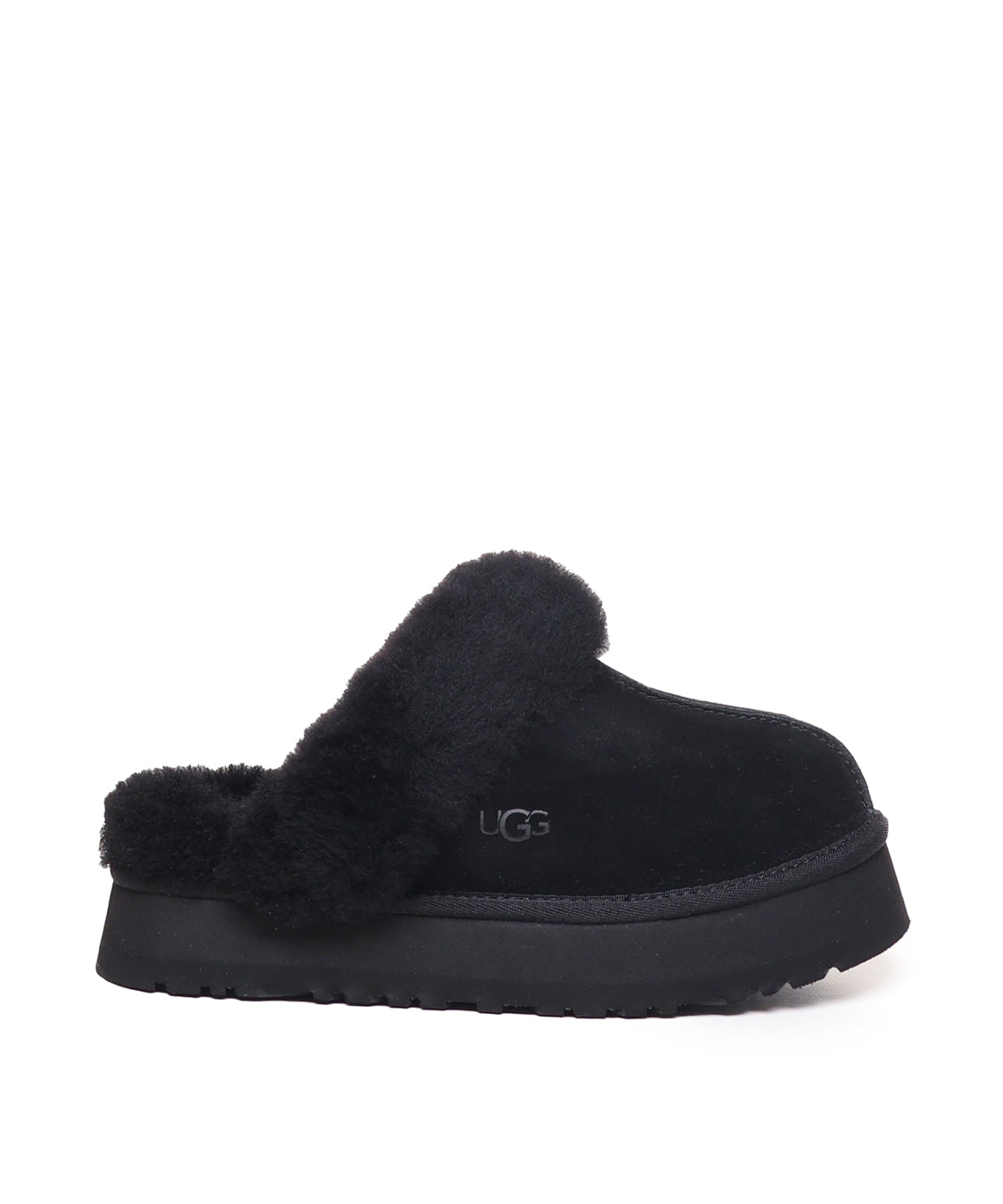 Sabot Disquette in suede e shearling 1122550 W DISQUETTEBLK UGG 