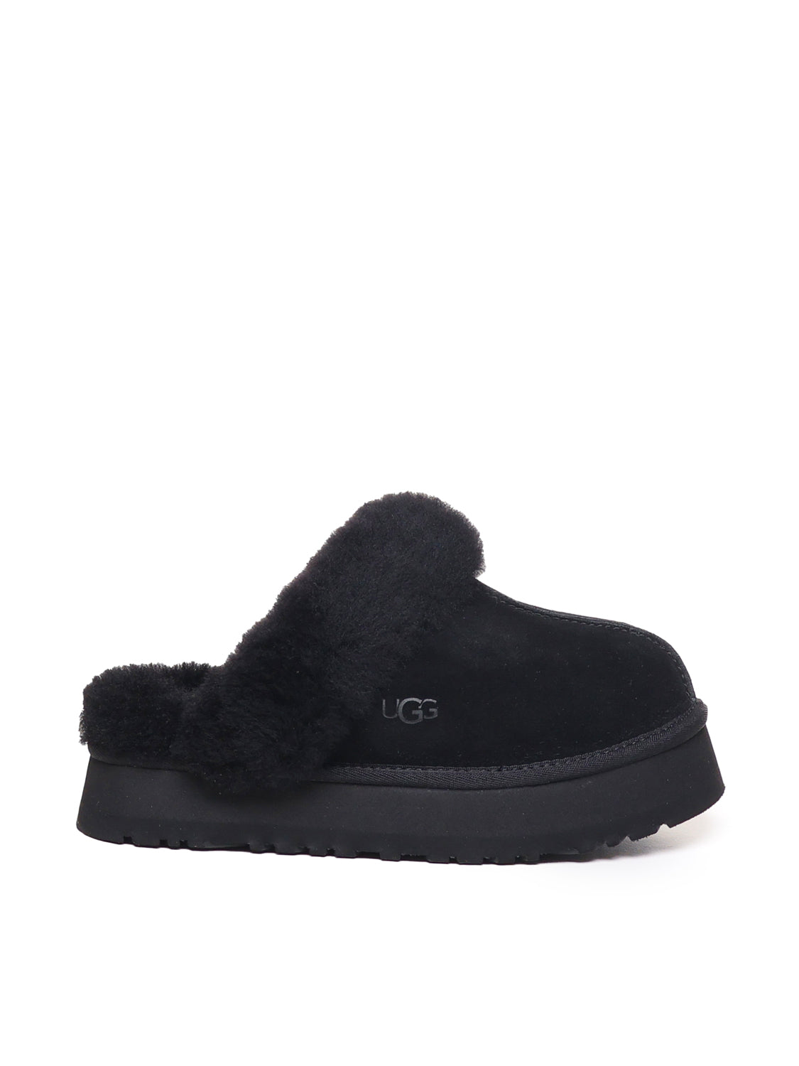 Sabot Disquette in suede e shearling 1122550 W DISQUETTEBLK UGG 