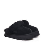 Sabot Disquette in suede e shearling 1122550 W DISQUETTEBLK UGG 