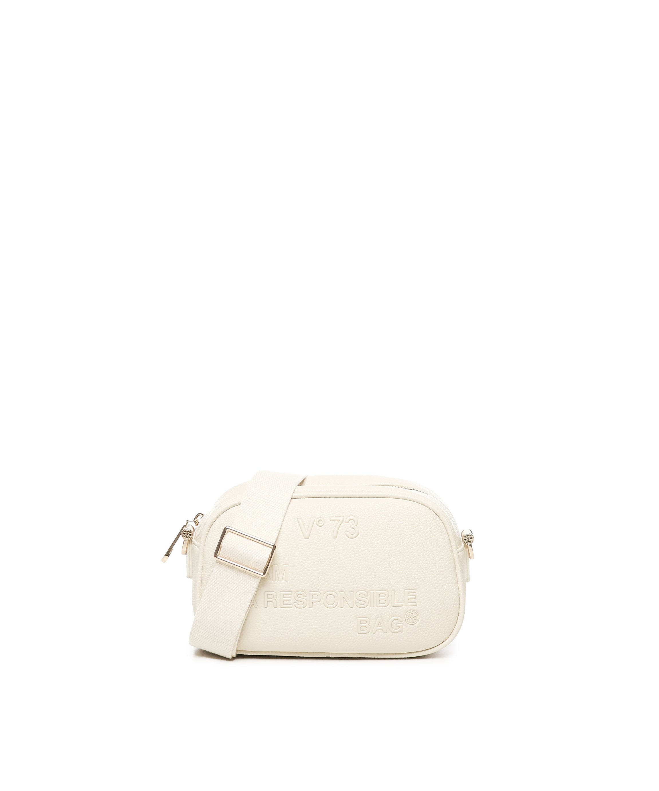Borsa a tracolla Resposability Now<BR/> 73BS8F304 RESPONSIBILITY NOWOFF WHITE V° 73 