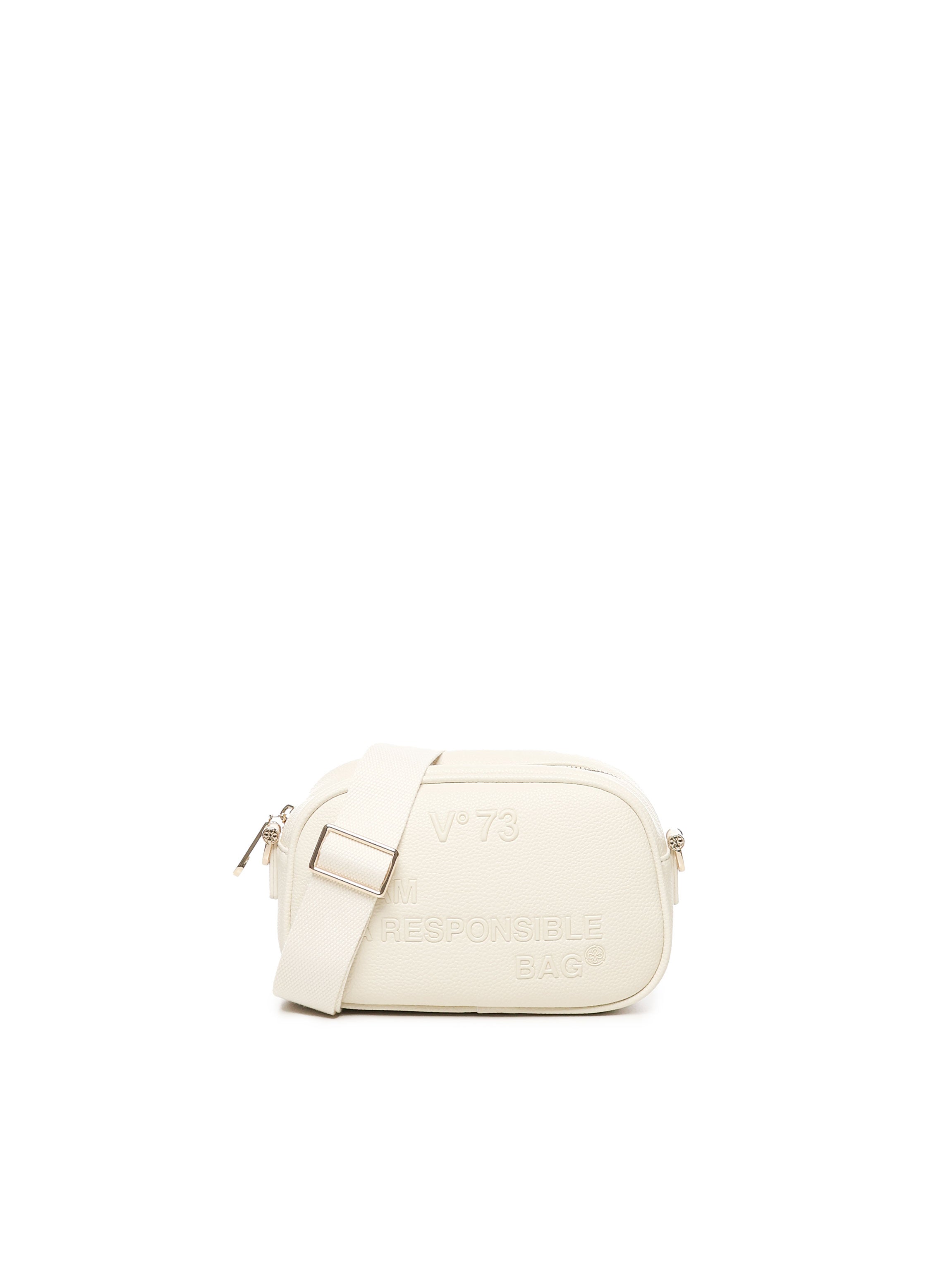 Borsa a tracolla Resposability Now<BR/> 73BS8F304 RESPONSIBILITY NOWOFF WHITE V° 73 