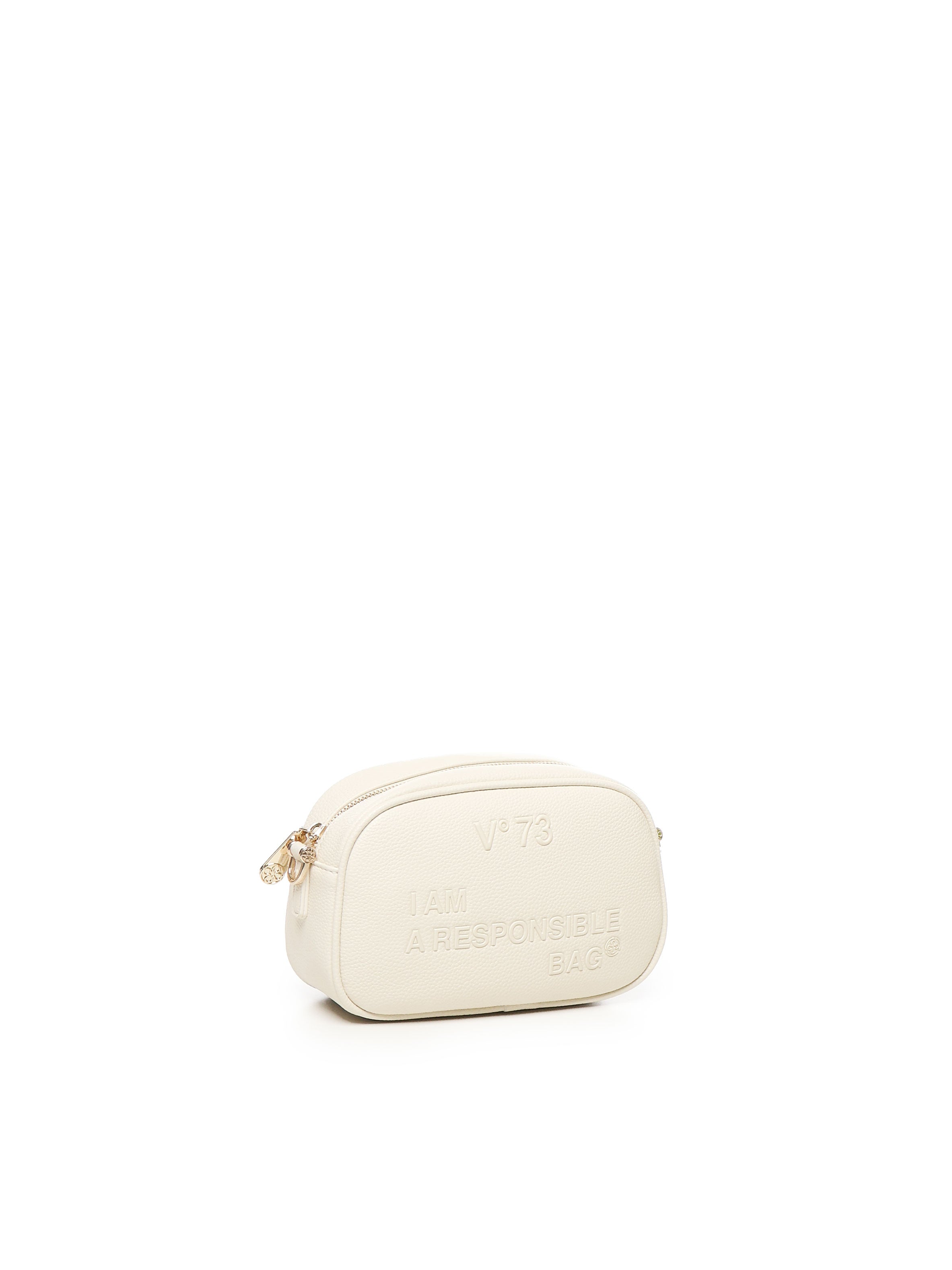 Borsa a tracolla Resposability Now<BR/> 73BS8F304 RESPONSIBILITY NOWOFF WHITE V° 73 