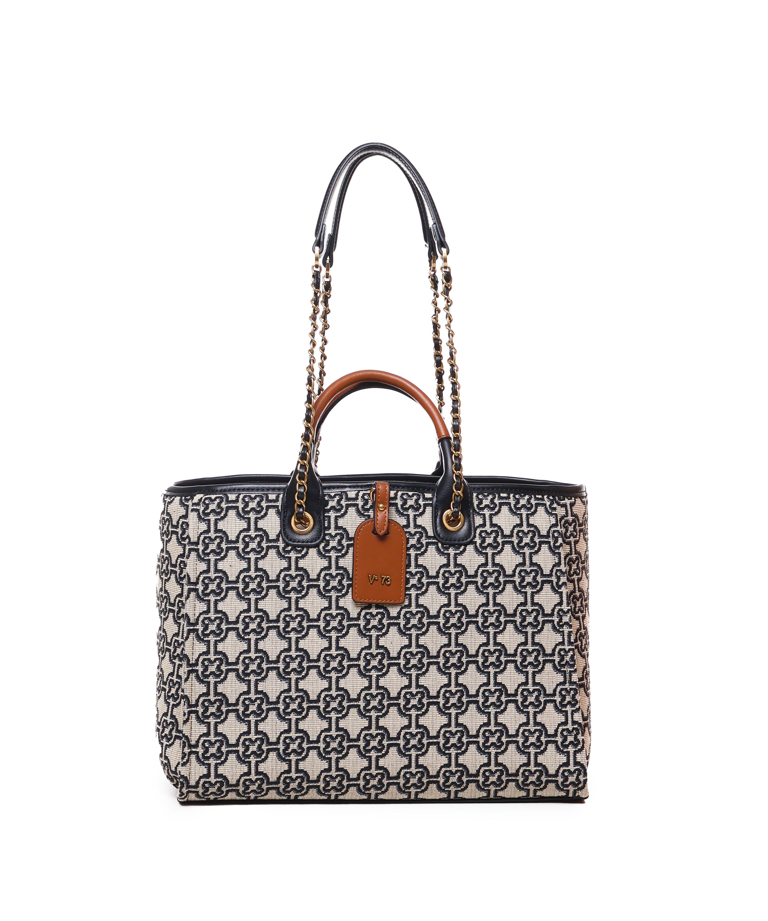 Borsa shopping Harriet<BR/> 73BS8G201 HARRIETNATUR/MULTICOLOR V° 73 
