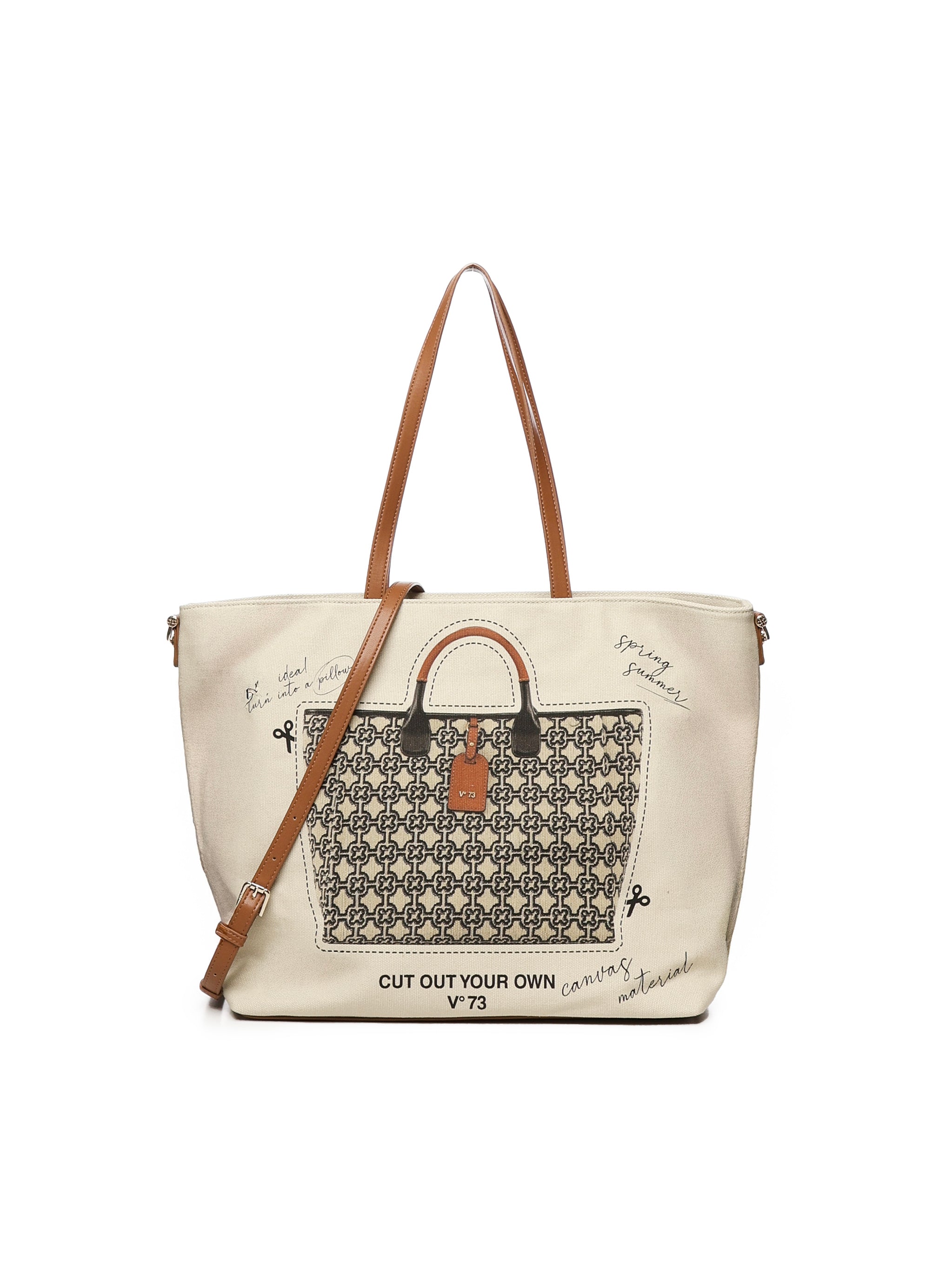 Tote bag Future 73BS8VJ01 FUTURENATUR/MULTICOLOR V° 73 