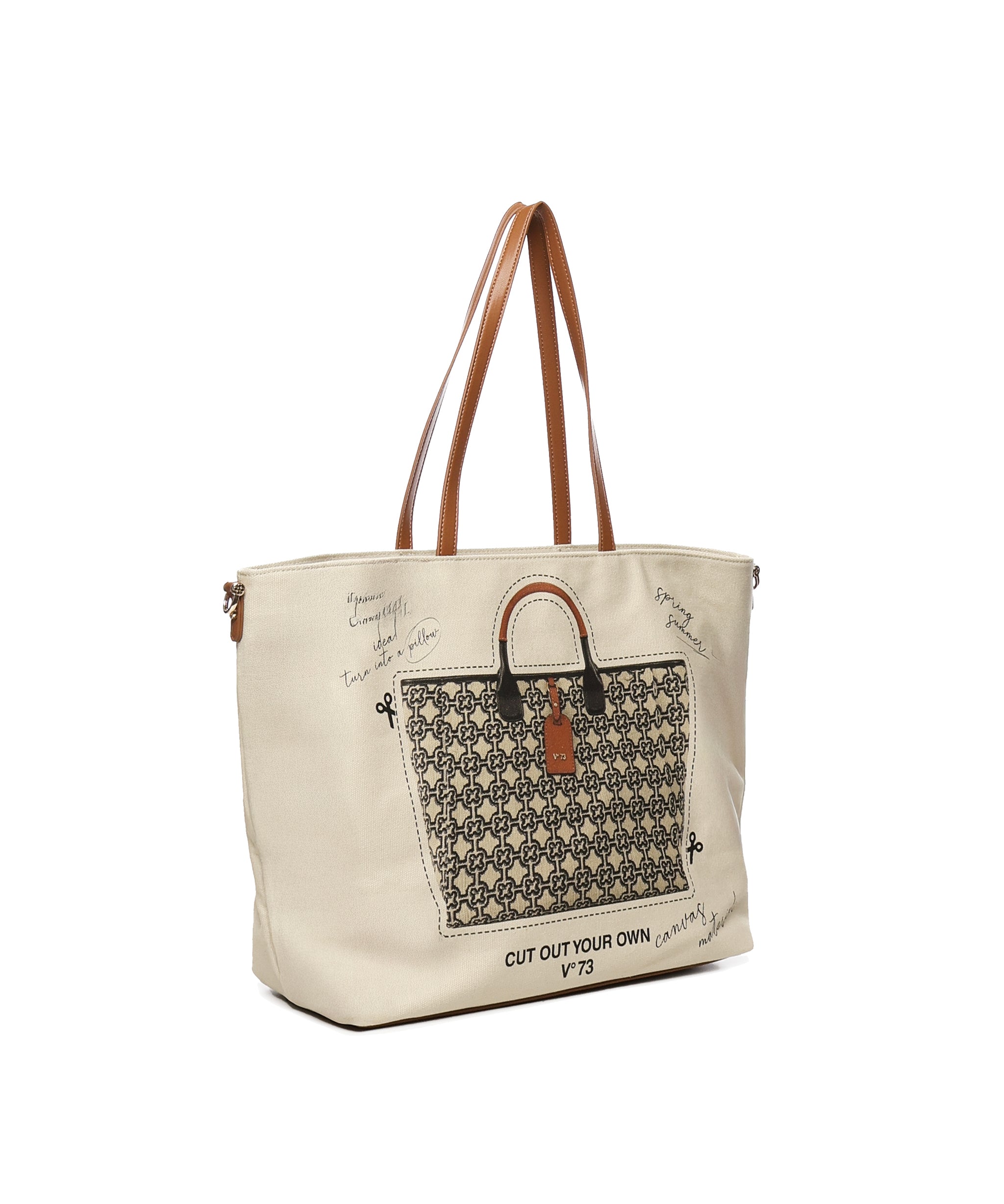 Tote bag Future 73BS8VJ01 FUTURENATUR/MULTICOLOR V° 73 