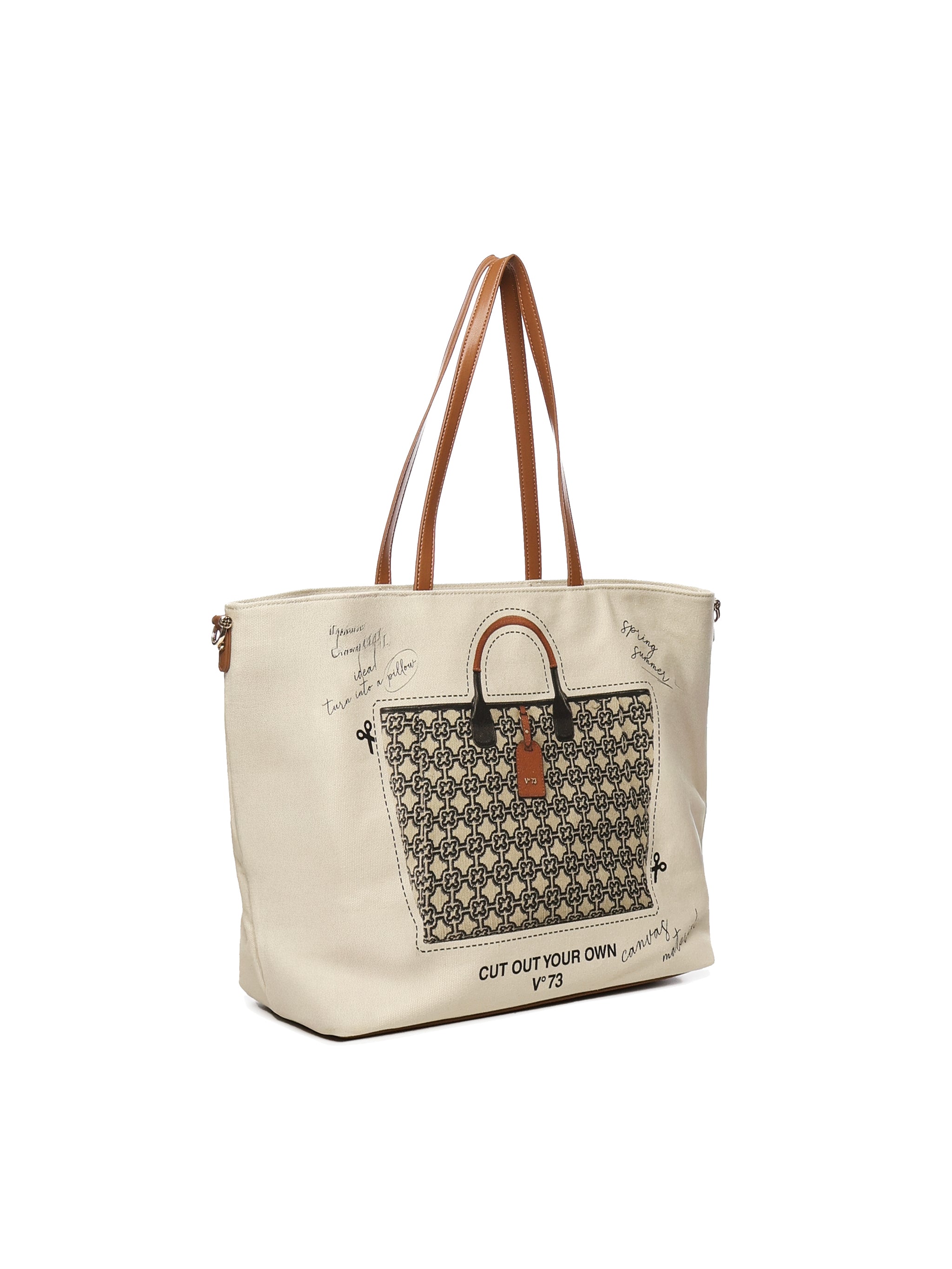 Tote bag Future 73BS8VJ01 FUTURENATUR/MULTICOLOR V° 73 