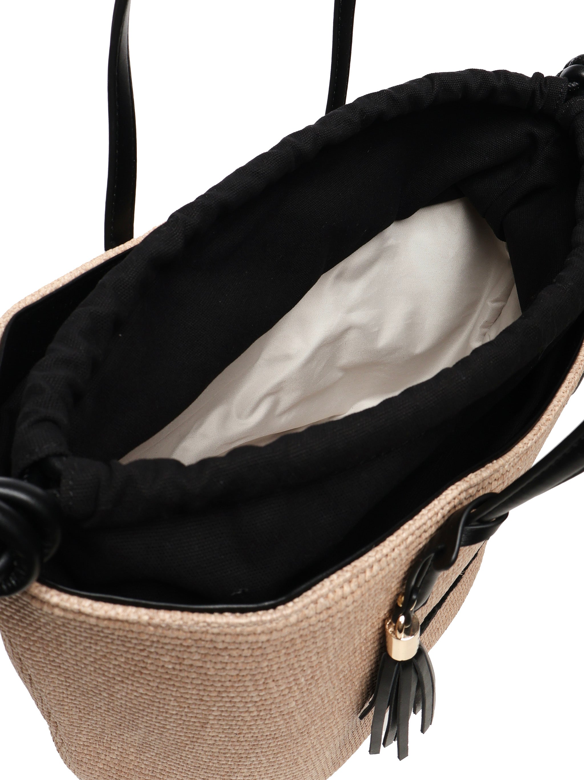 Borsa Tote Inge 73BS8VL01 INGENATURALE/NERO V° 73 