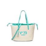 Borsa Tote Inge 73BS8VL01 INGEOFF WHITE/SMERALDO V° 73 