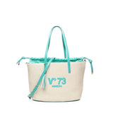 Borsa Tote Inge 73BS8VL01 INGEOFF WHITE/SMERALDO V° 73 