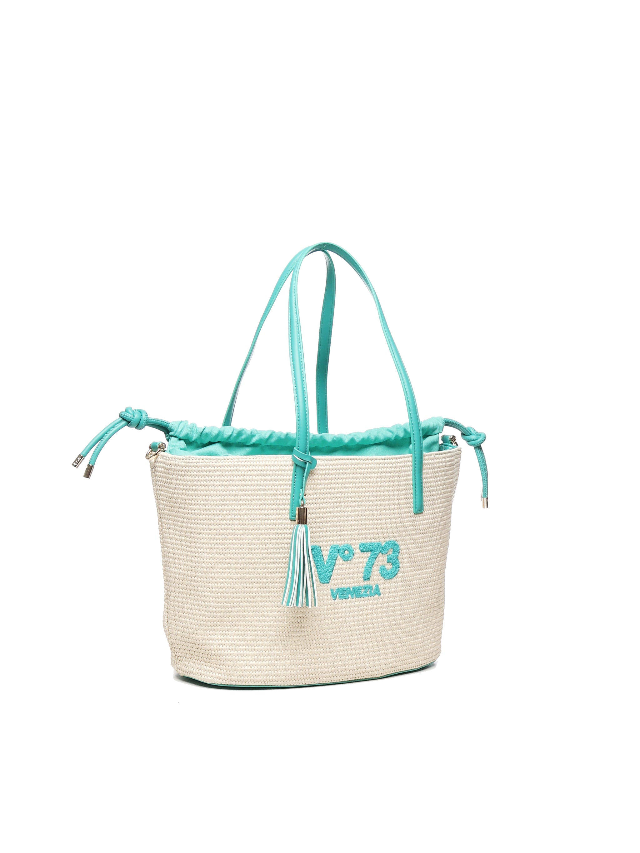 Borsa Tote Inge 73BS8VL01 INGEOFF WHITE/SMERALDO V° 73 
