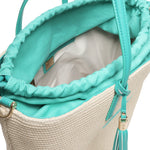 Borsa Tote Inge 73BS8VL01 INGEOFF WHITE/SMERALDO V° 73 
