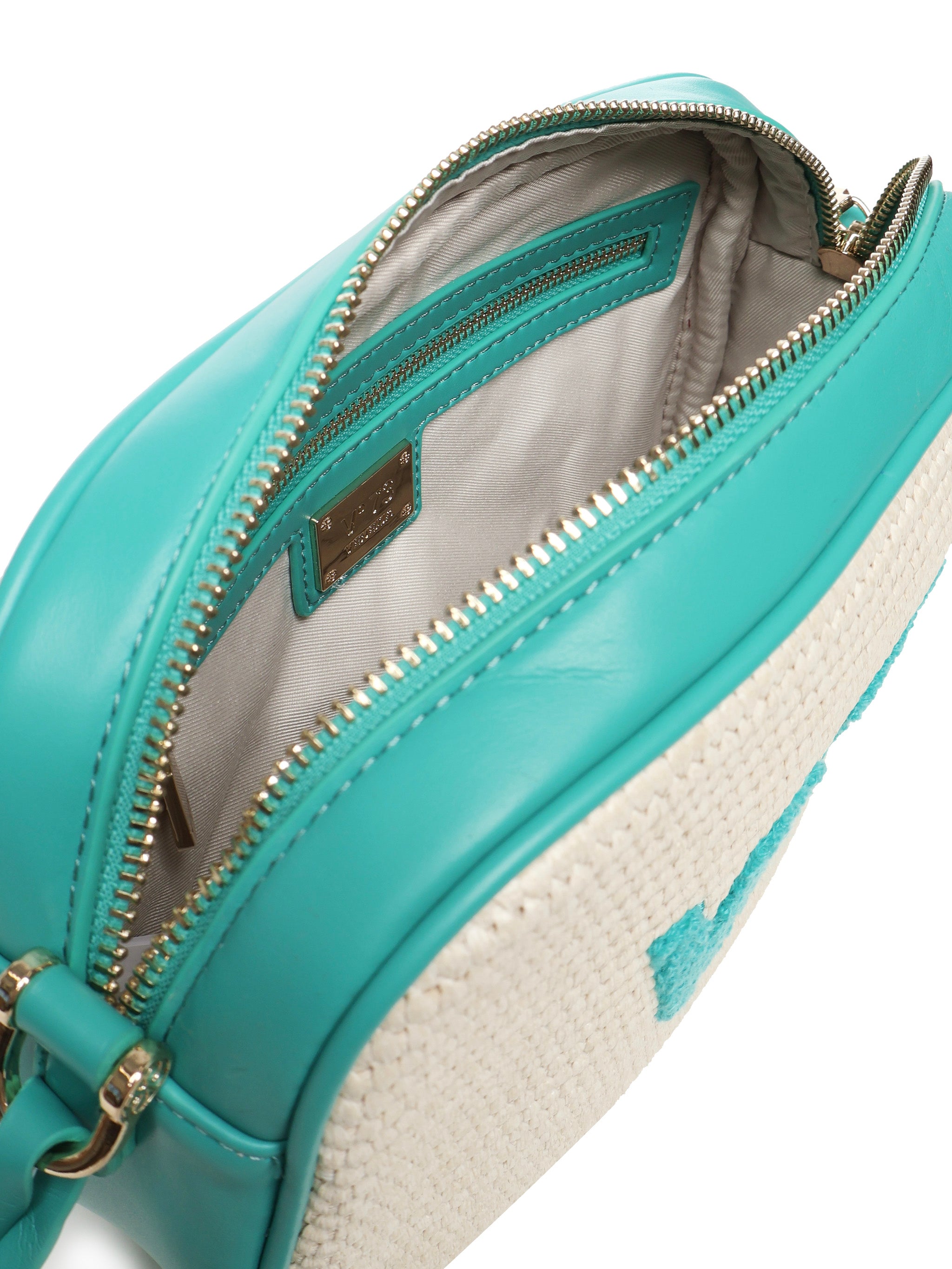 Borsa a tracolla Inge 73BS8VL02 INGEOFF WHITE/SMERALDO V° 73 