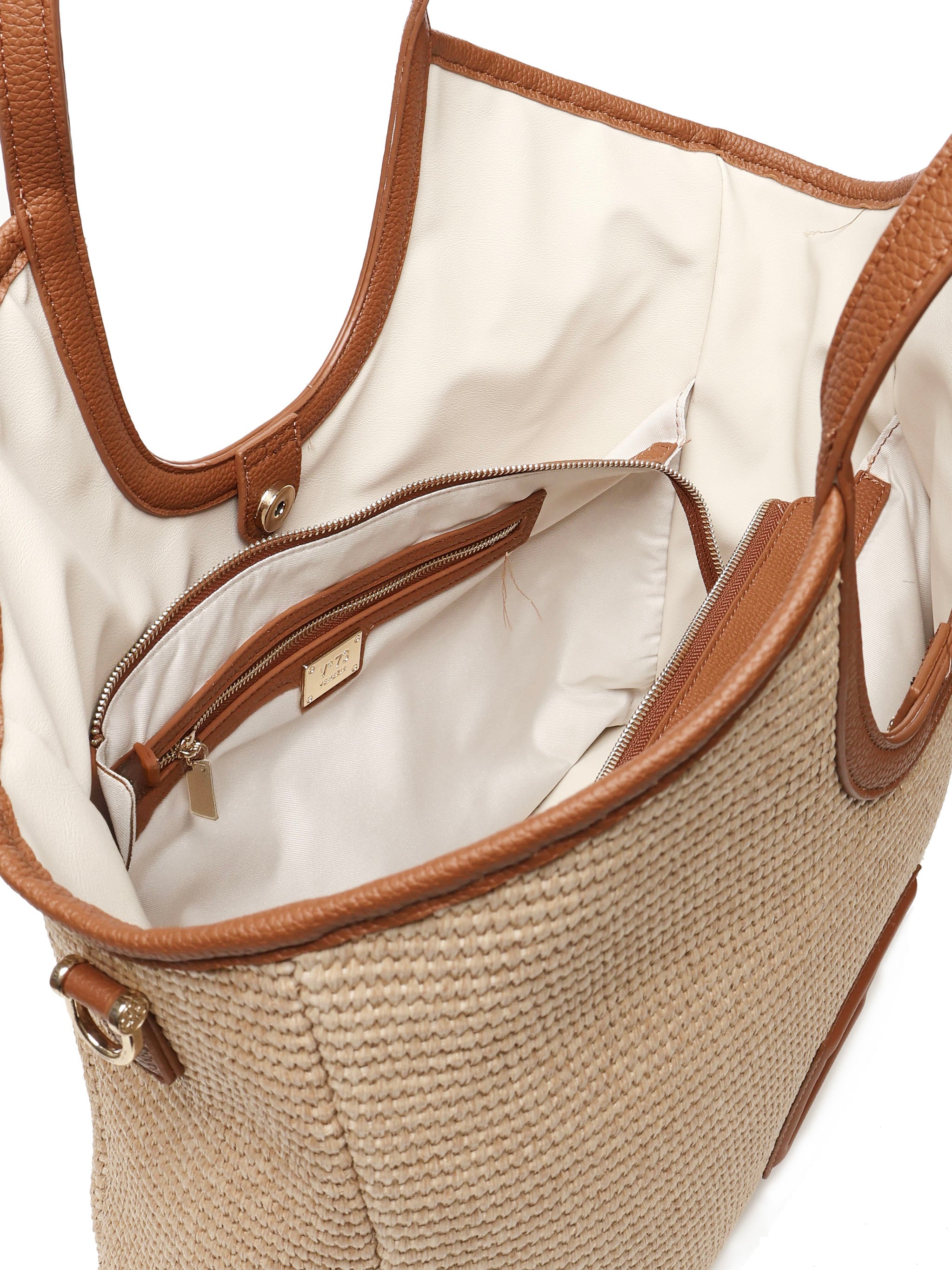 Borsa Tote Jenny 73BS8VR01P JENNYNATURALE/CUOIO V° 73 