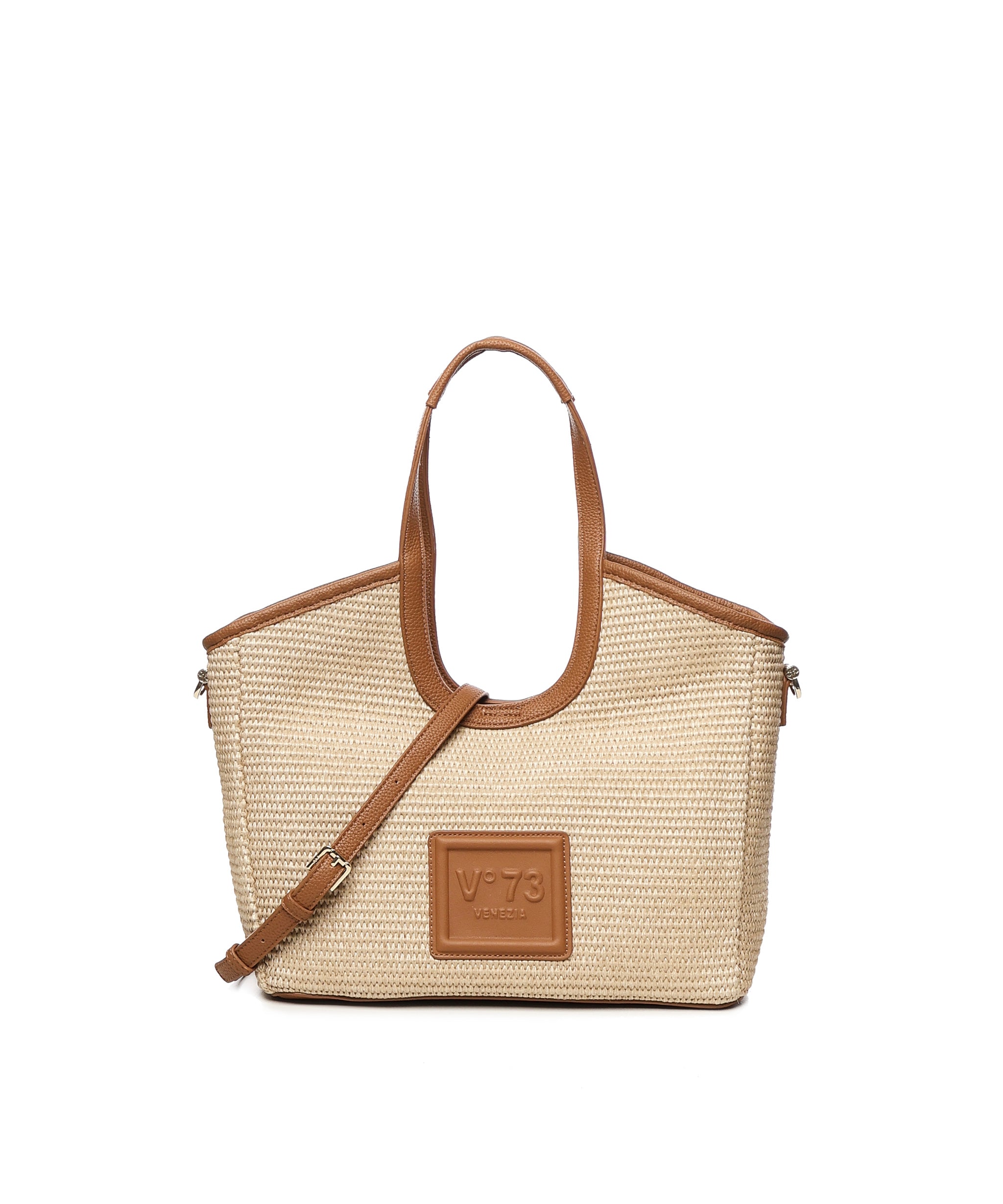 Tote bag Jenny 73BS8VR02P JENNYNATURALE/CUOIO V° 73 
