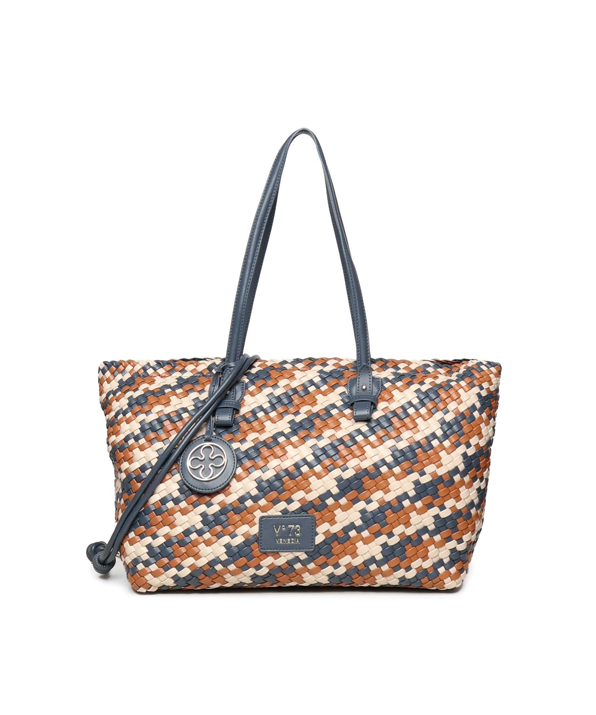 Borsa shopping Kornelia 73BS8VU01 KORNELIABLU/MULTICOLOR V° 73 