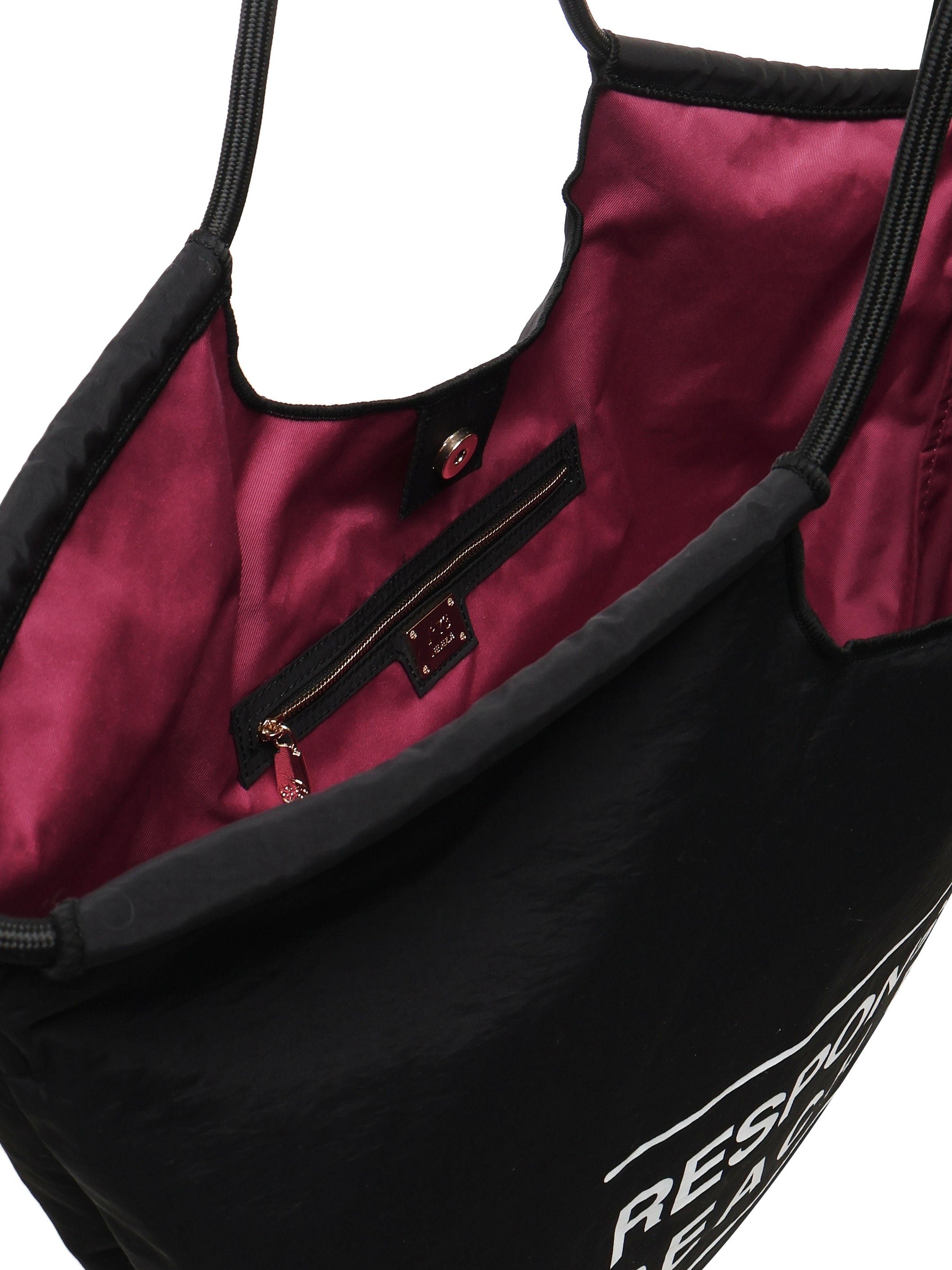 Borsa shopping Review 73BS8ZF01 REVIEWNERO/BIANCO V° 73 