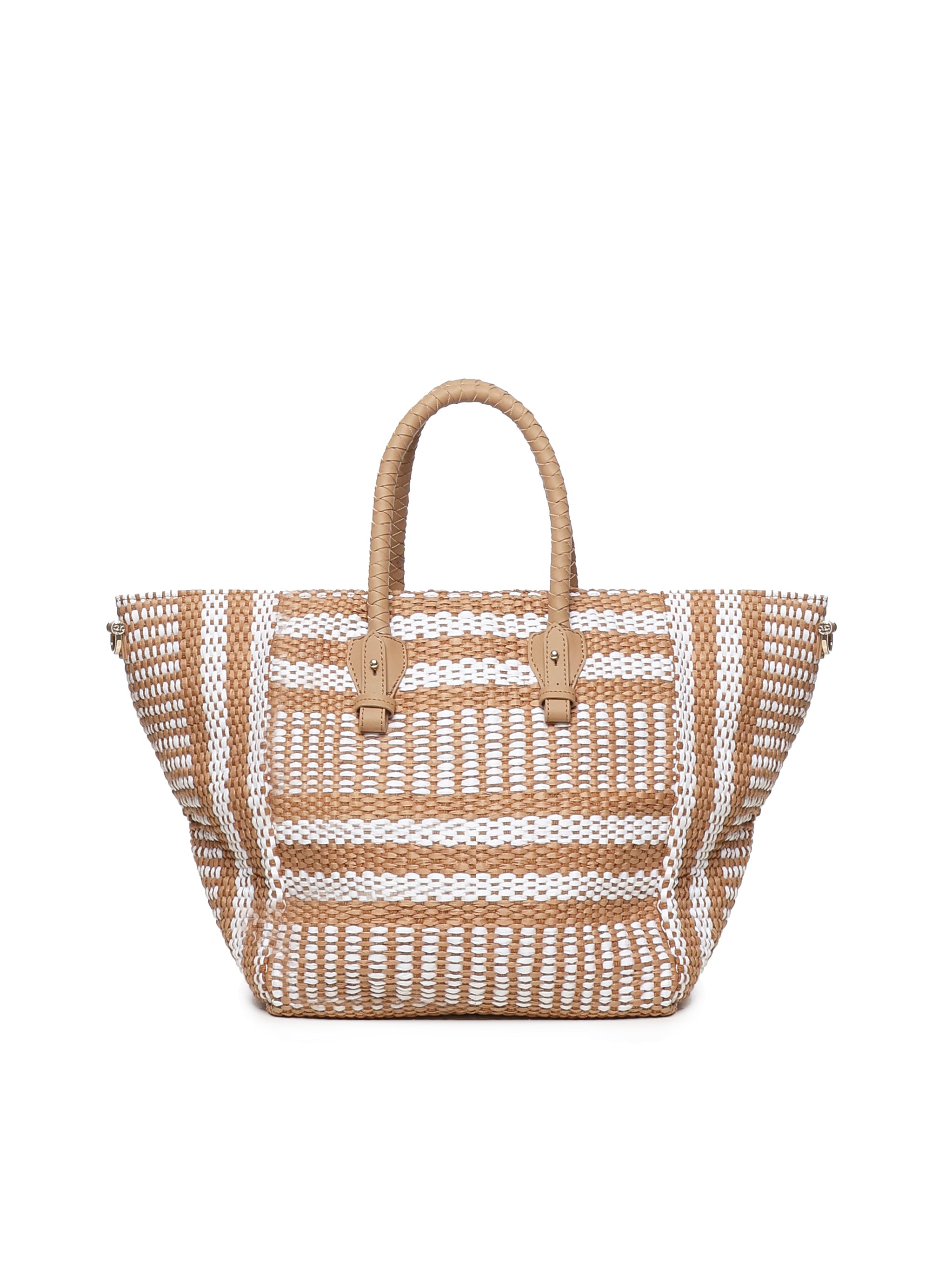 Borsa Shopping Stefanie 73BS8ZL01 STEFANIECUOIO/BIANCO V° 73 