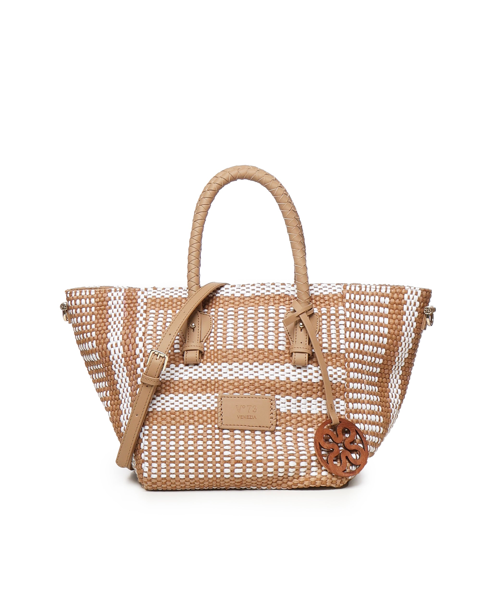 Borsa Tote Stefanie 73BS8ZL02 STEFANIECUOIO/BIANCO V° 73 