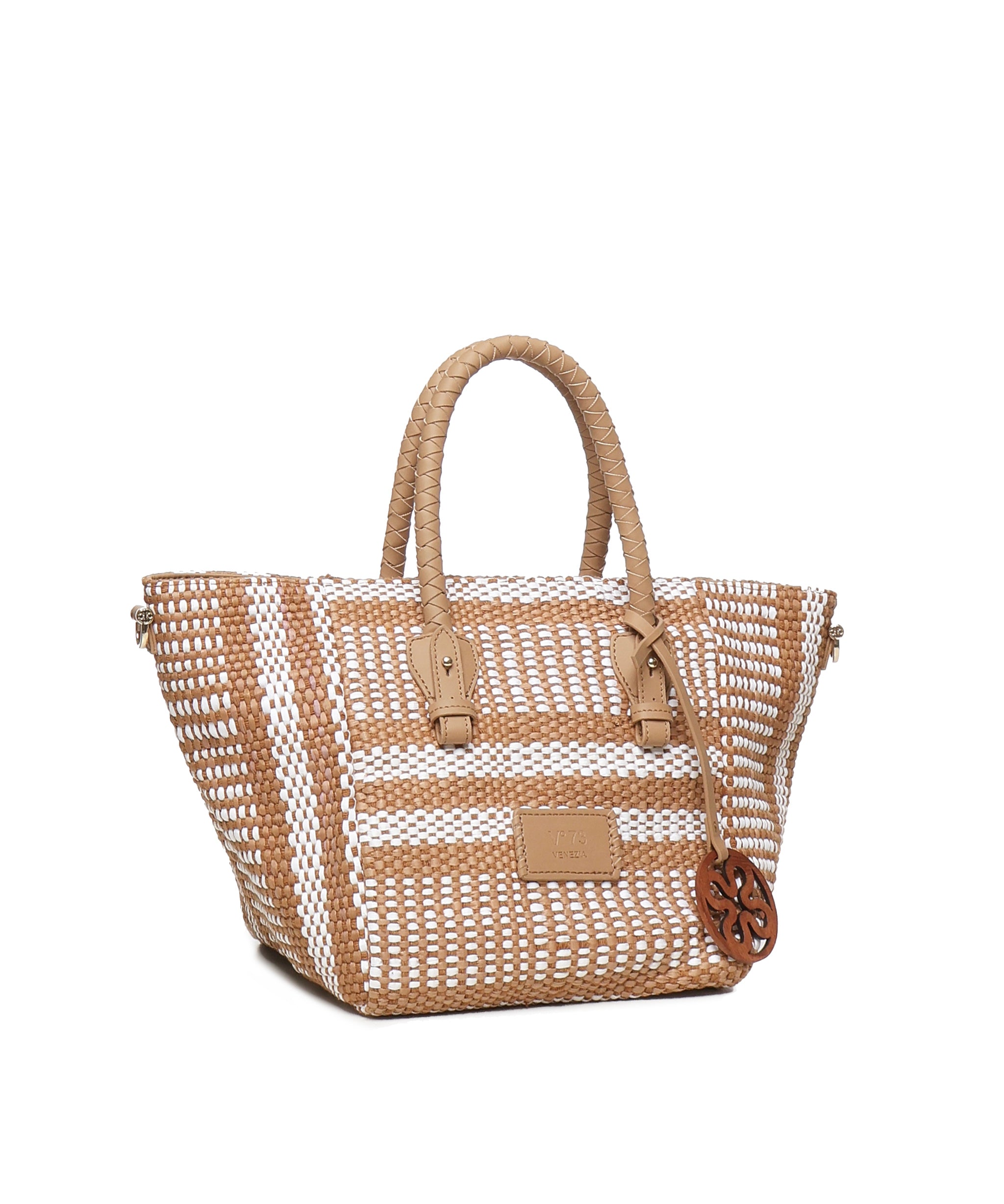 Borsa Tote Stefanie 73BS8ZL02 STEFANIECUOIO/BIANCO V° 73 