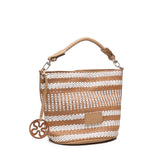 Borsa Secchiello Stefanie 73BS8ZL03 STEFANIECUOIO/BIANCO V° 73 