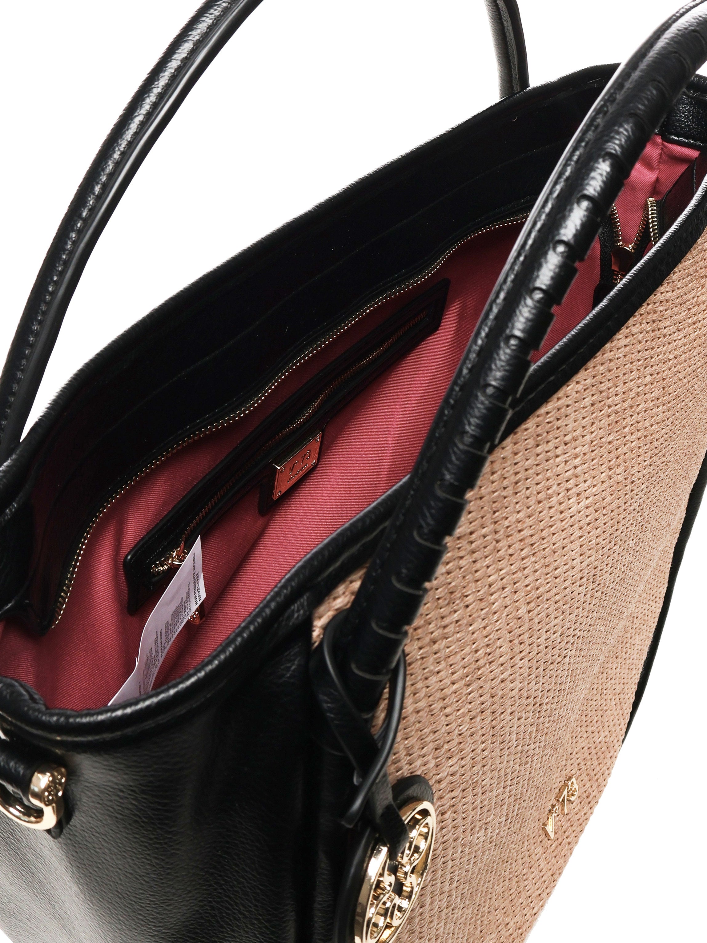 Borsa Flaminia 73BS90001 FLAMINIANATURALE/NERO V° 73 
