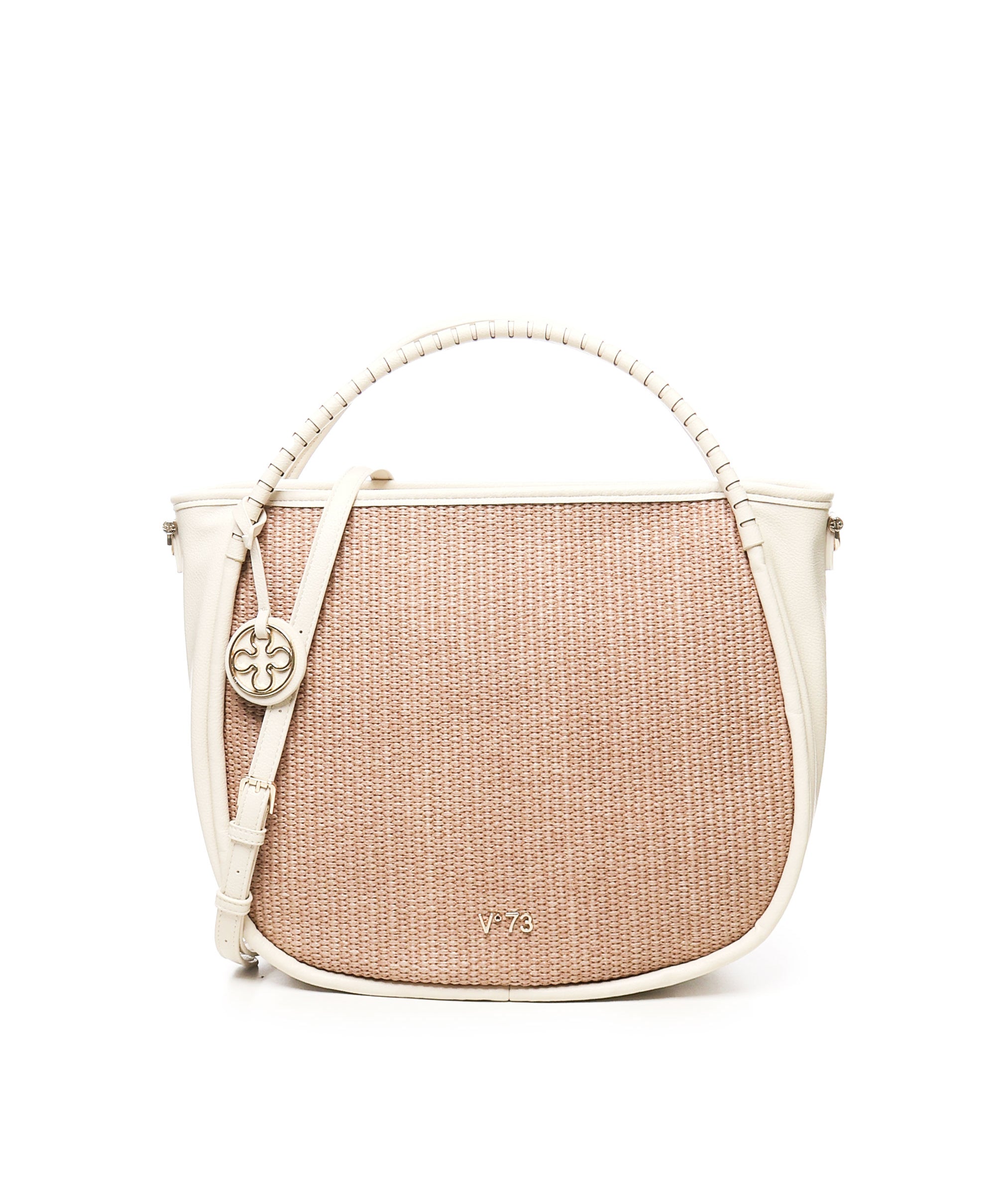 Borsa Flaminia <BR/> 73BS90001 FLAMINIANAT/OFFWHITE V° 73 