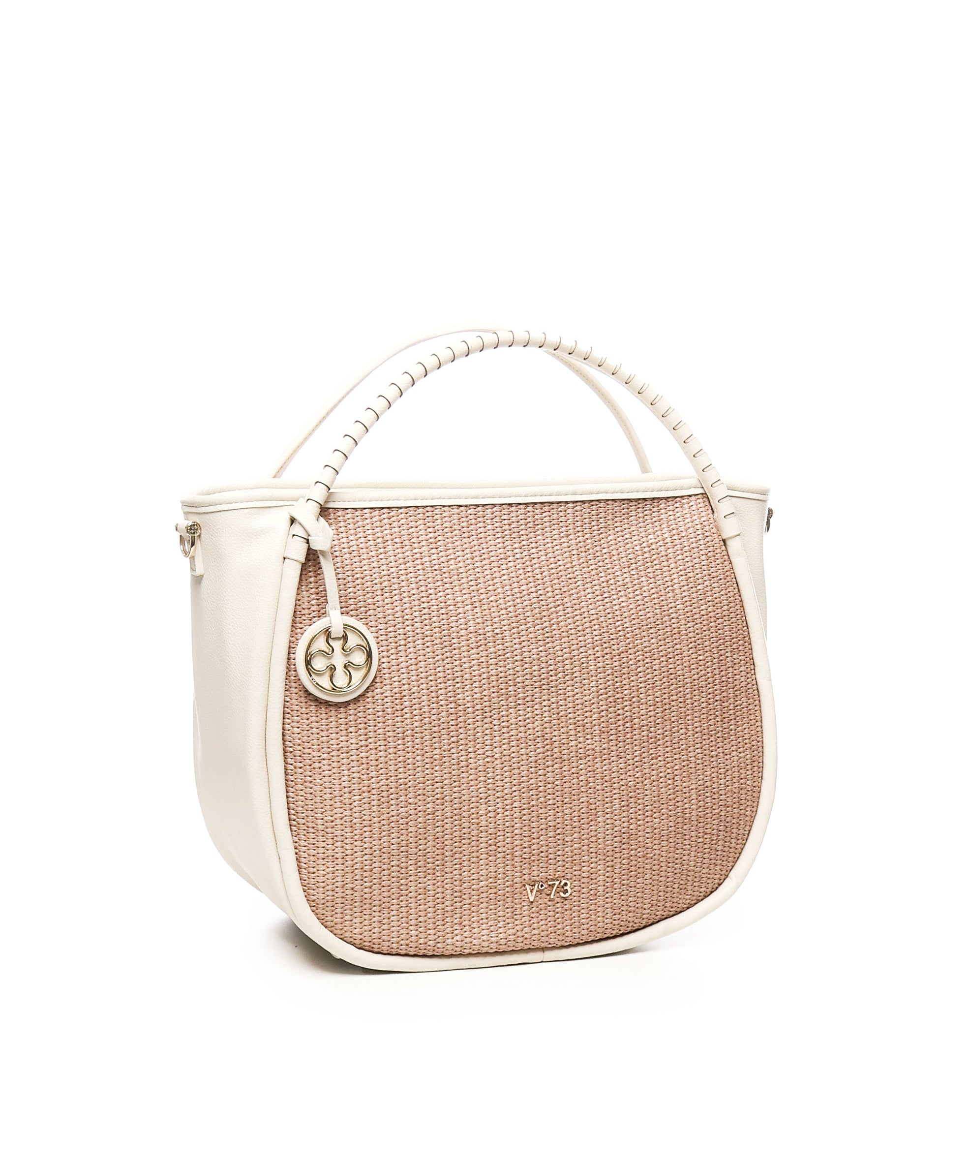 Borsa Flaminia <BR/> 73BS90001 FLAMINIANAT/OFFWHITE V° 73 