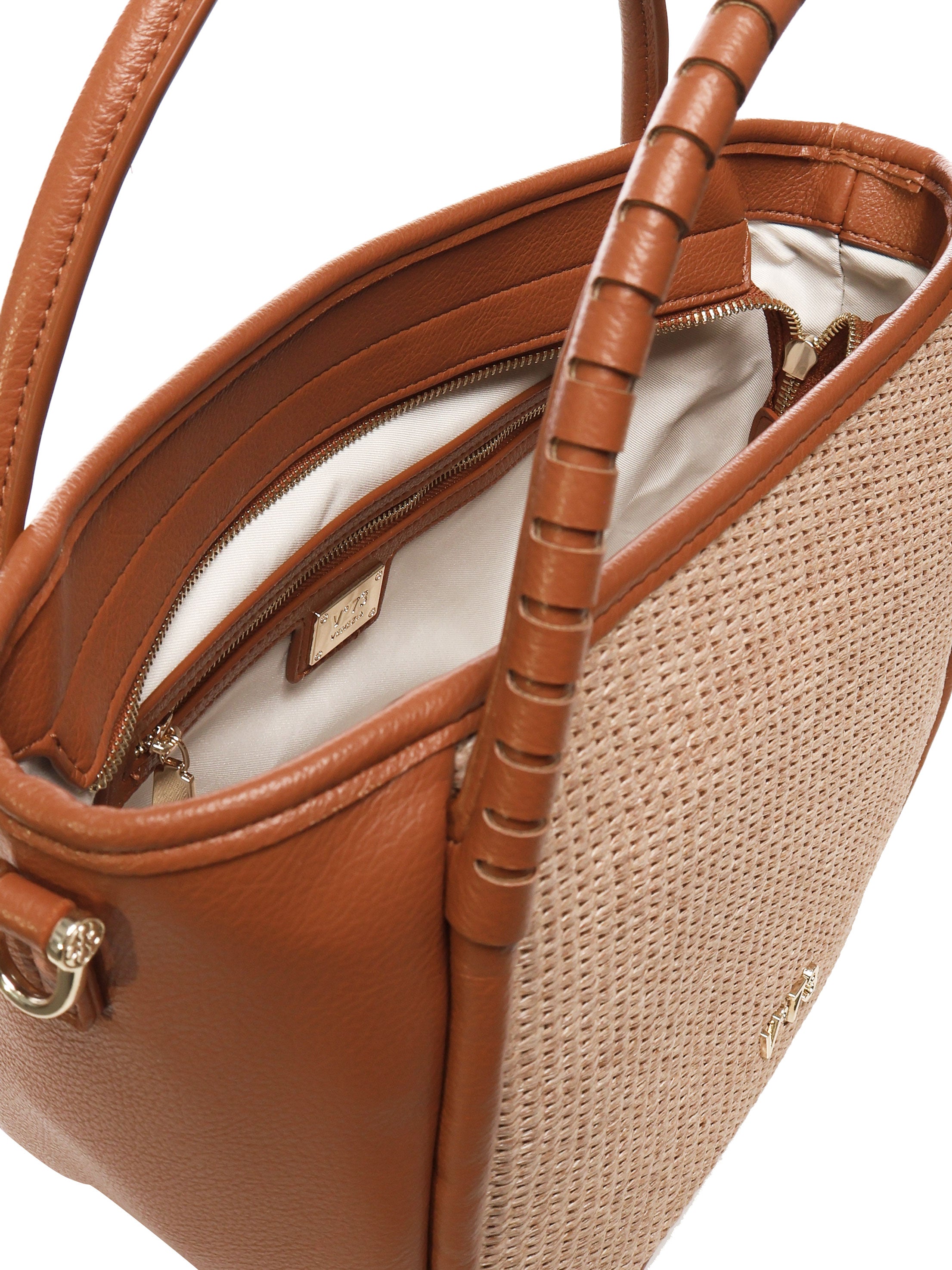 Borsa Flaminia 73BS90002 FLAMINIANATURALE/CUOIO V° 73 
