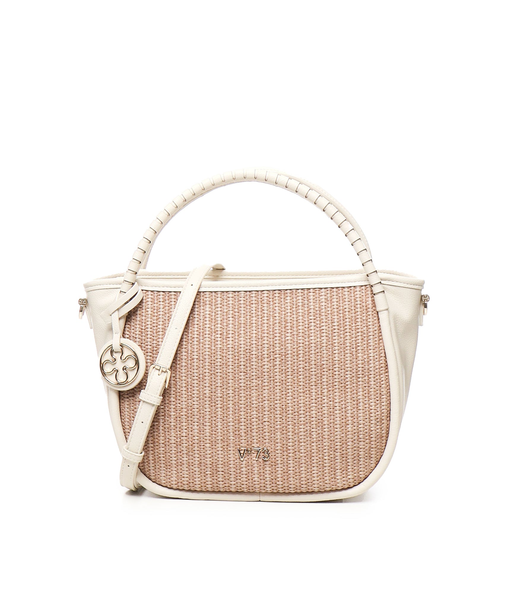 Borsa Flaminia<BR/> 73BS90002 FLAMINIANAT/OFFWHITE V° 73 