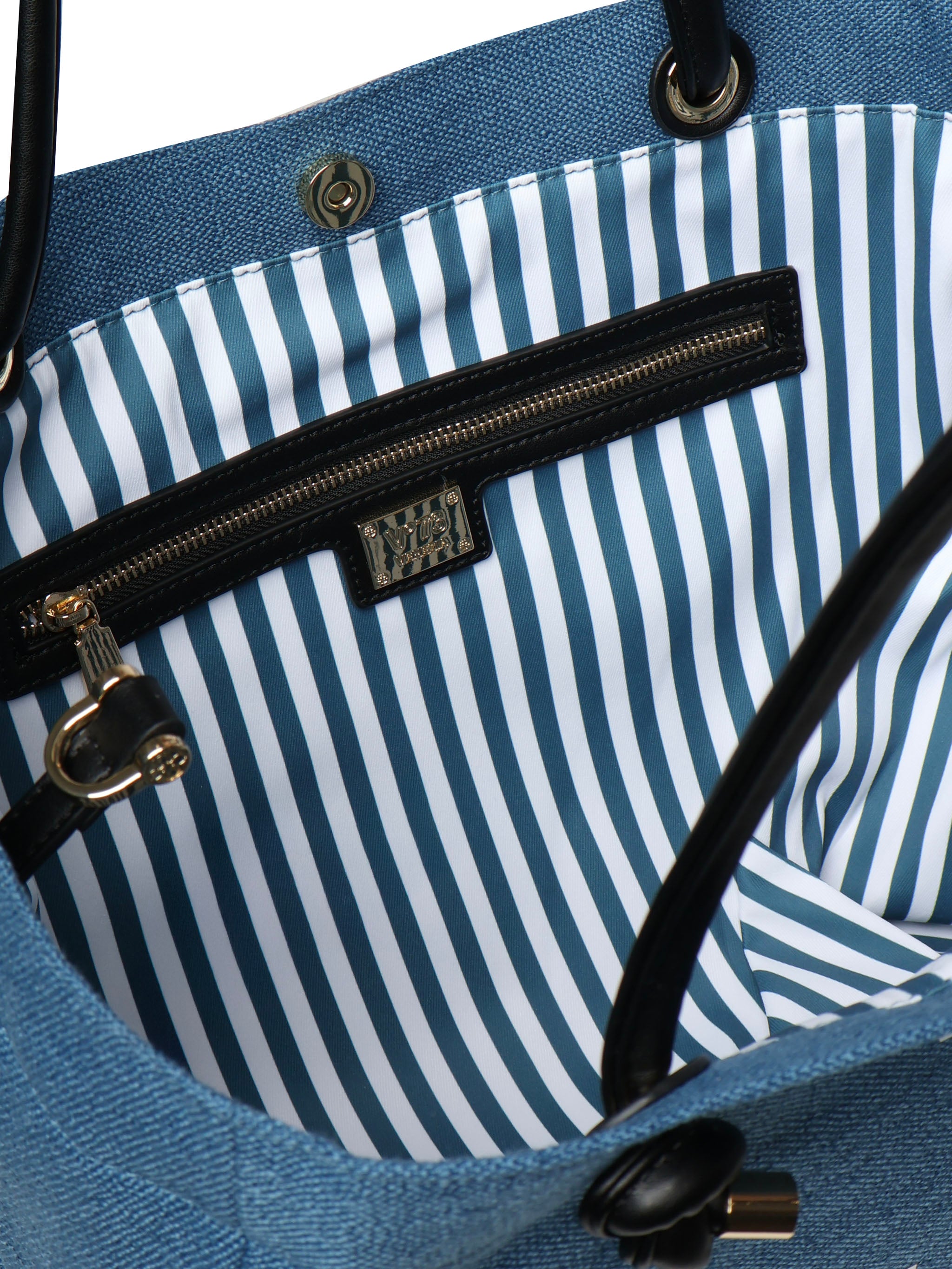Borsa shooping Beach Club 73BS92701 BEACH CLUBDENIM/NERO V° 73 