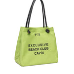 Borsa shooping Beach Club 73BS92701 BEACH CLUBLIME/NERO V° 73 