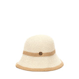 Cappello Angelica<BR/><BR/> 73CA90801 ANGELICANATURALE/CUOIO V° 73 