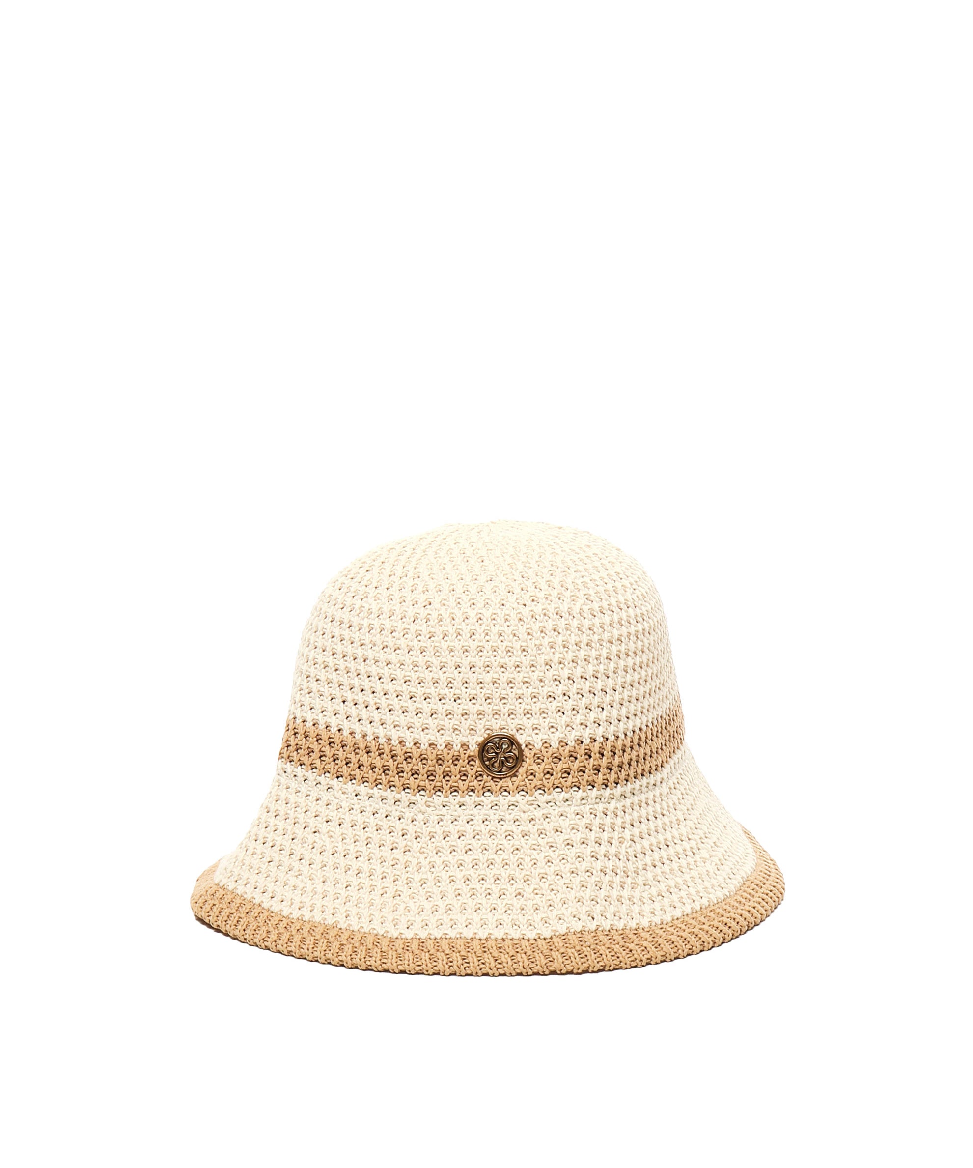 Cappello Angelica<BR/><BR/> 73CA90801 ANGELICANATURALE/CUOIO V° 73 