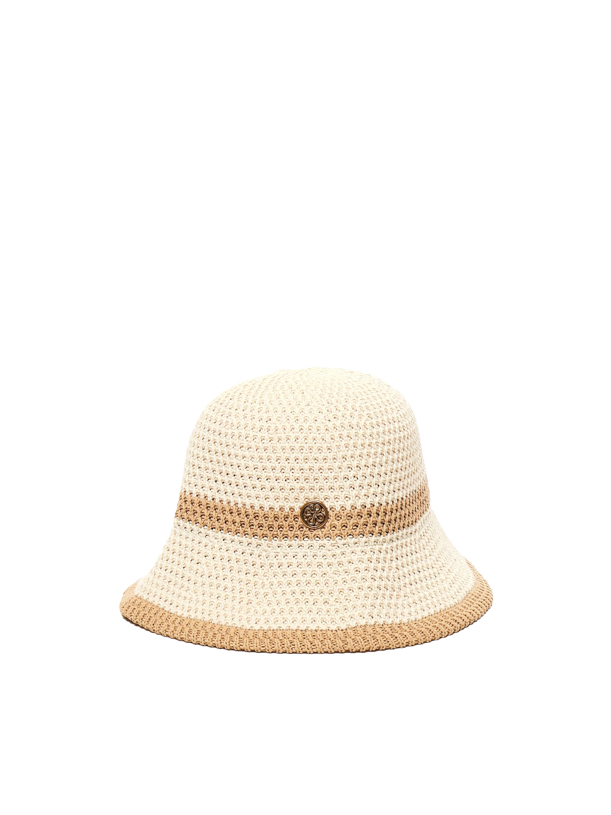 Cappello Angelica<BR/><BR/> 73CA90801 ANGELICANATURALE/CUOIO V° 73 