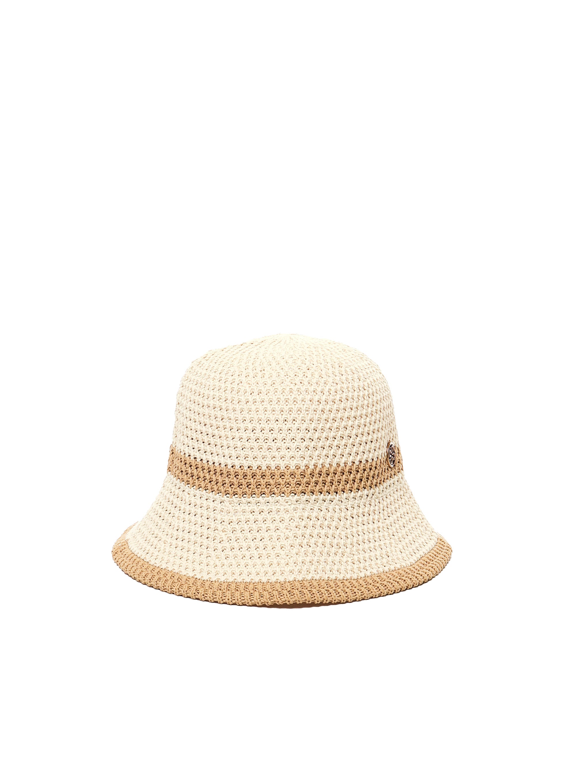 Cappello Angelica<BR/><BR/> 73CA90801 ANGELICANATURALE/CUOIO V° 73 