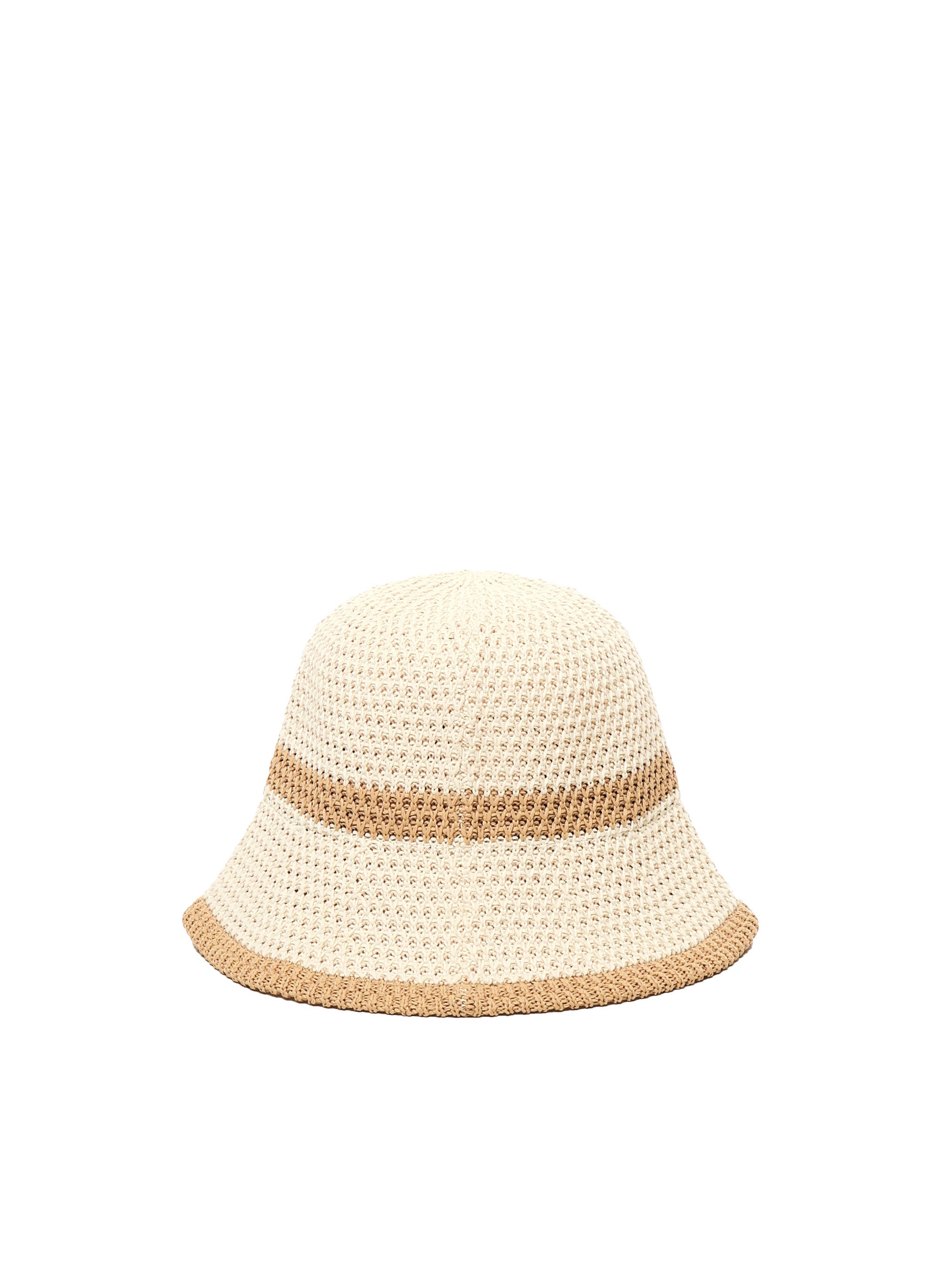 Cappello Angelica<BR/><BR/> 73CA90801 ANGELICANATURALE/CUOIO V° 73 