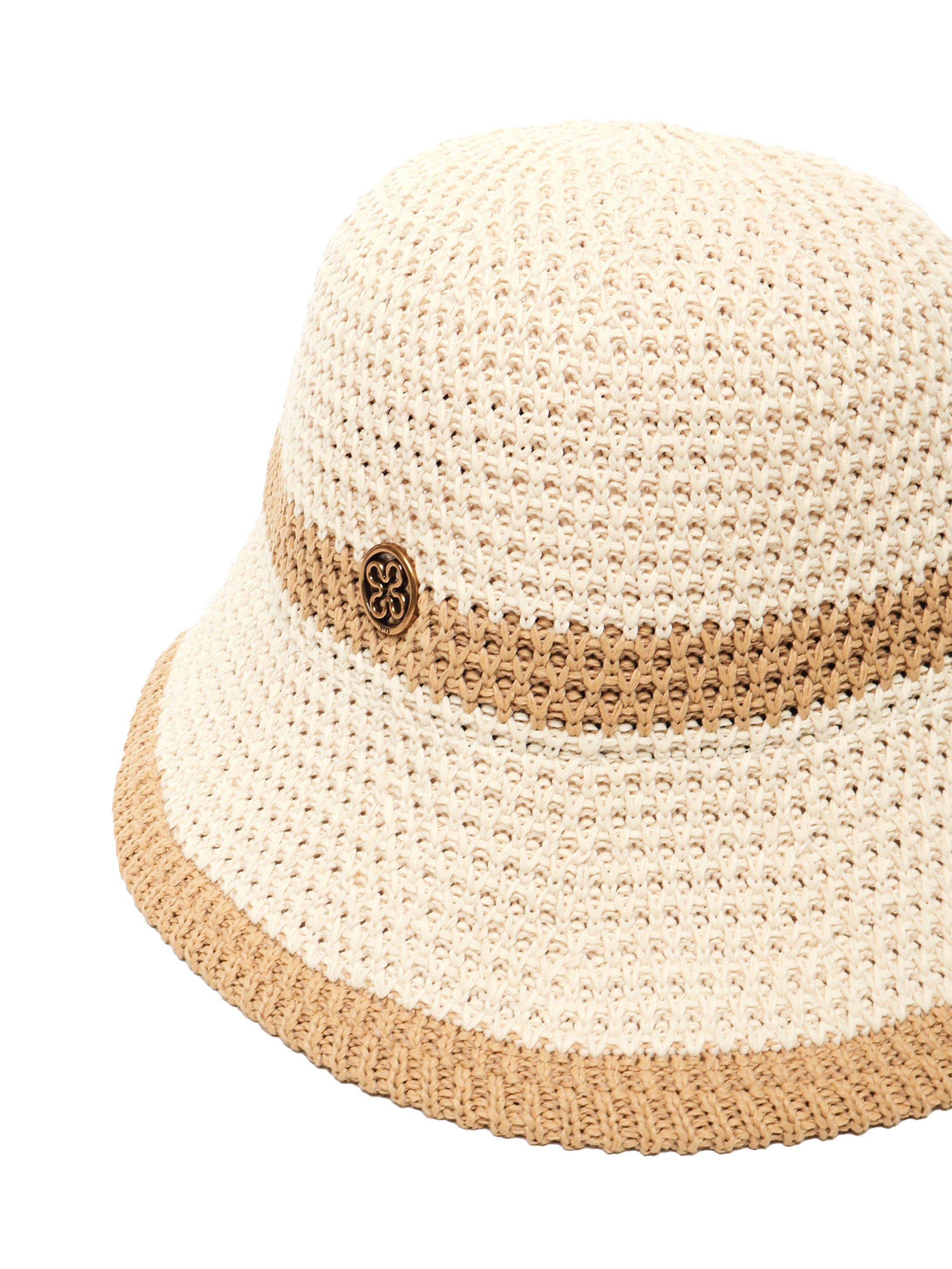 Cappello Angelica<BR/><BR/> 73CA90801 ANGELICANATURALE/CUOIO V° 73 