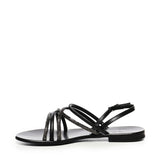 Sandali Fredy con strass 73SC8V501STR FREDYNERO/ARGENTO V° 73 