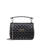 Borsa media Rockstud Spike in nappa<BR/> 5W0B0122 NAP0NO VALENTINO GARAVANI 