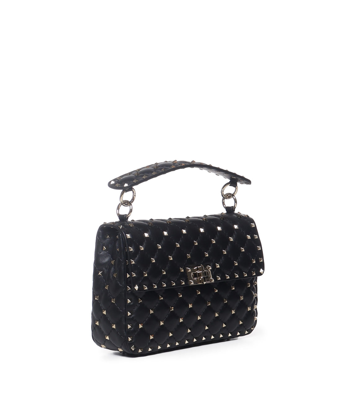Borsa media Rockstud Spike in nappa<BR/> 5W0B0122 NAP0NO VALENTINO GARAVANI 