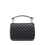 Borsa media Rockstud Spike in nappa<BR/> 5W0B0122 NAP0NO VALENTINO GARAVANI 