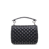 Borsa media Rockstud Spike in nappa<BR/> 5W0B0122 NAP0NO VALENTINO GARAVANI 