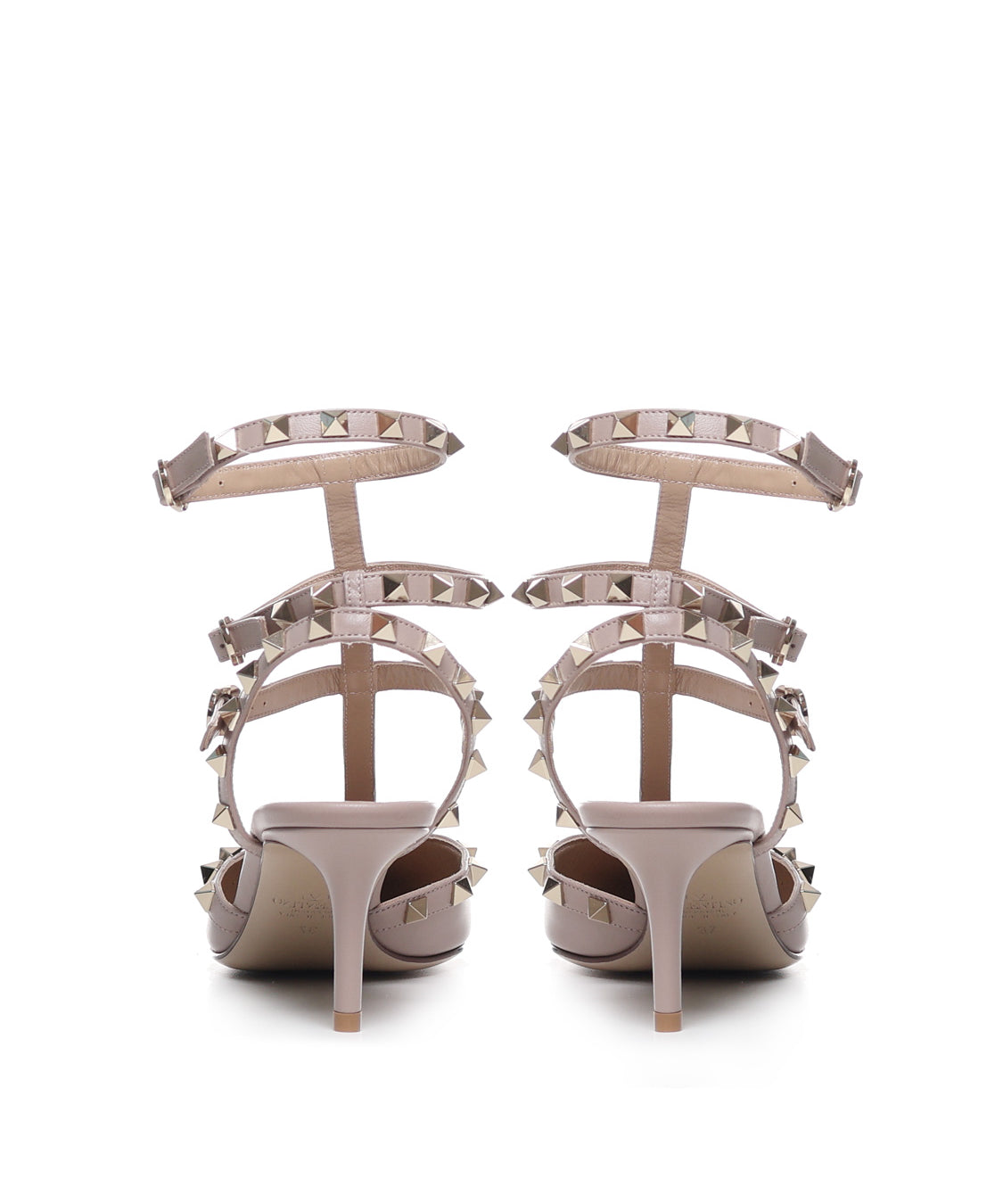 Slingback Rockstud in pelle liscia 6W2S0375 VODP45 VALENTINO GARAVANI 