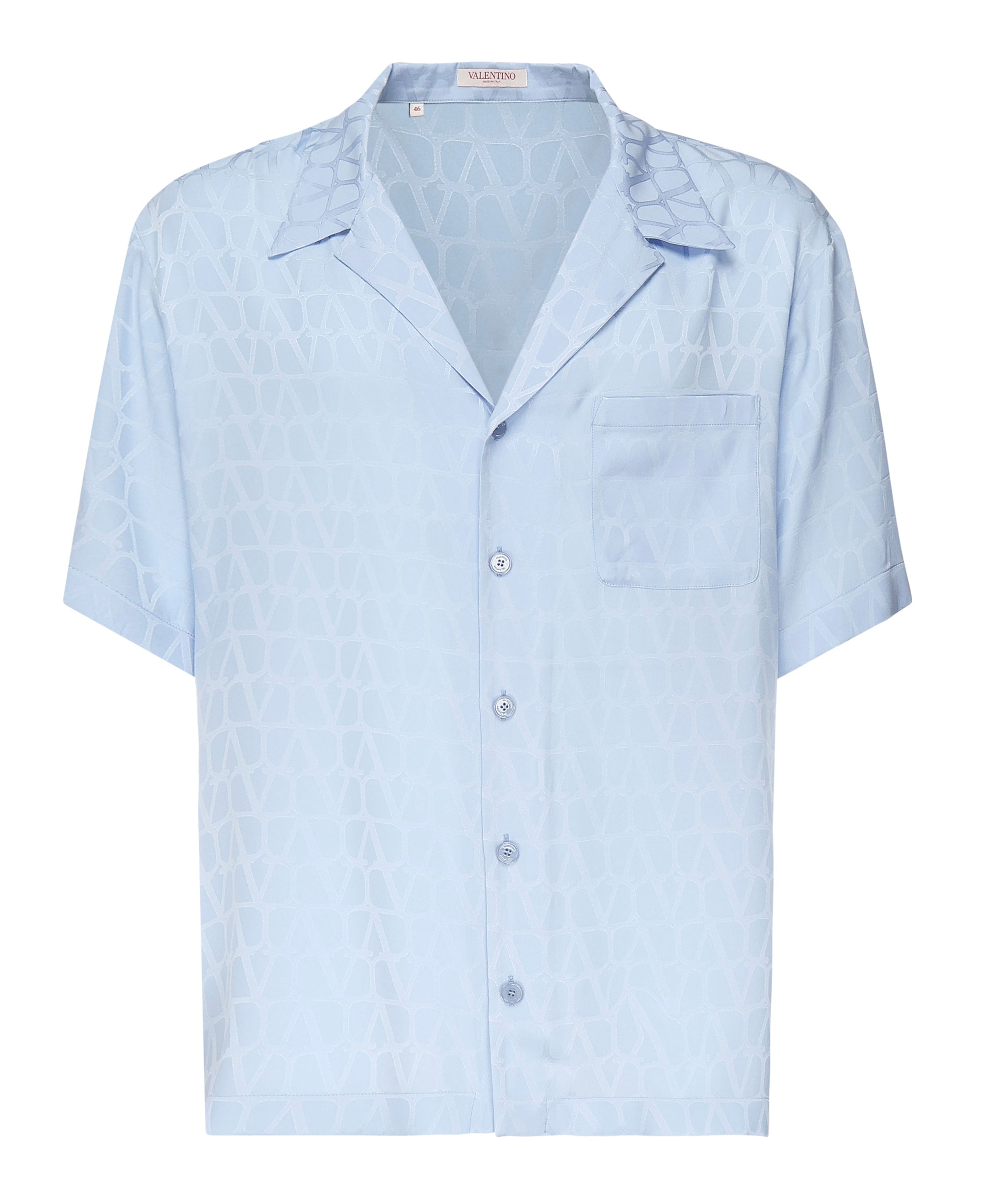 Camicia bowling con motivo Toile Iconographe 5V3AAA90 9V1WUN VALENTINO GARAVANI 