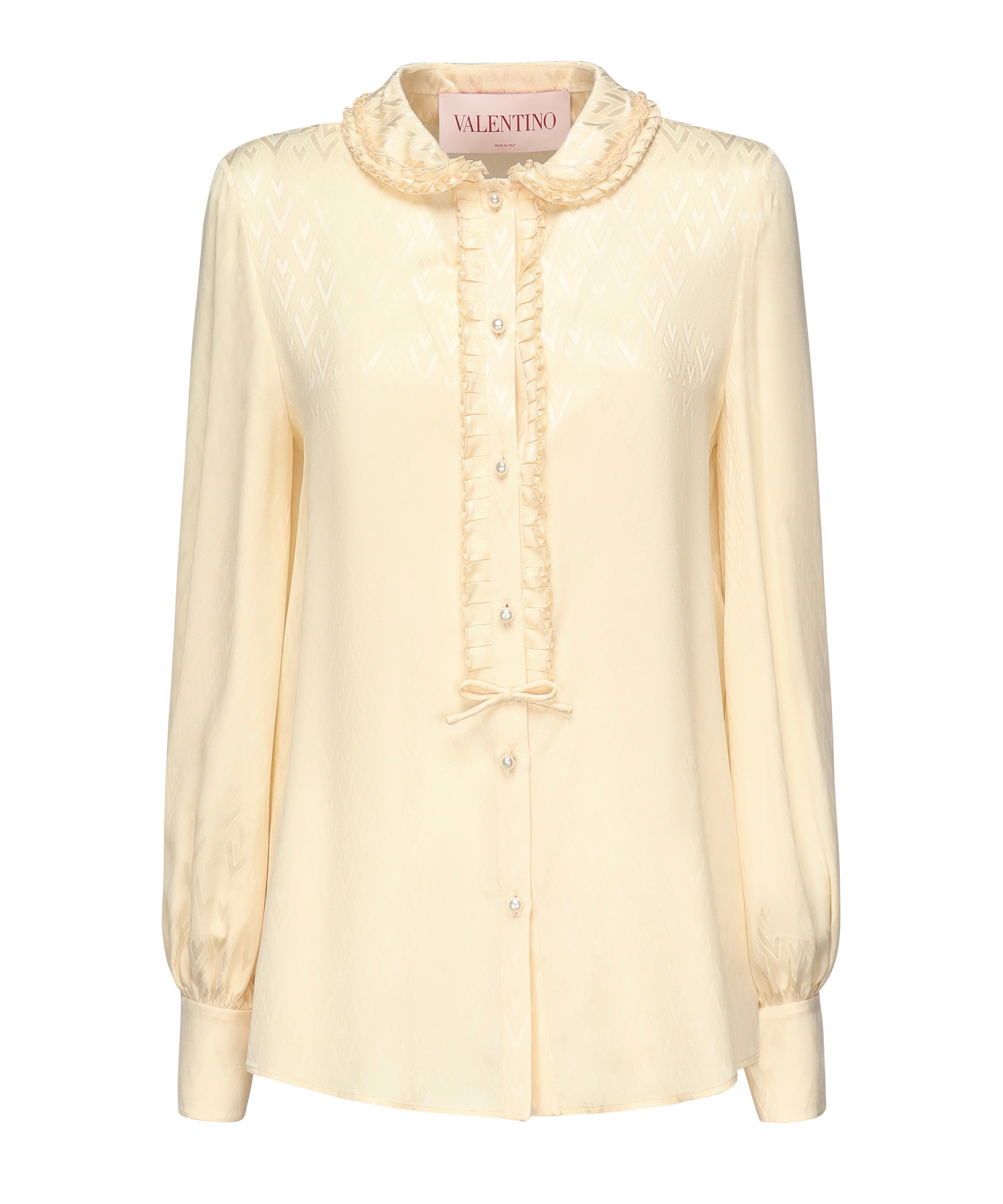 Camicia in seta Toute la V<BR/> 6B0AB7M0 93LET5 VALENTINO GARAVANI 