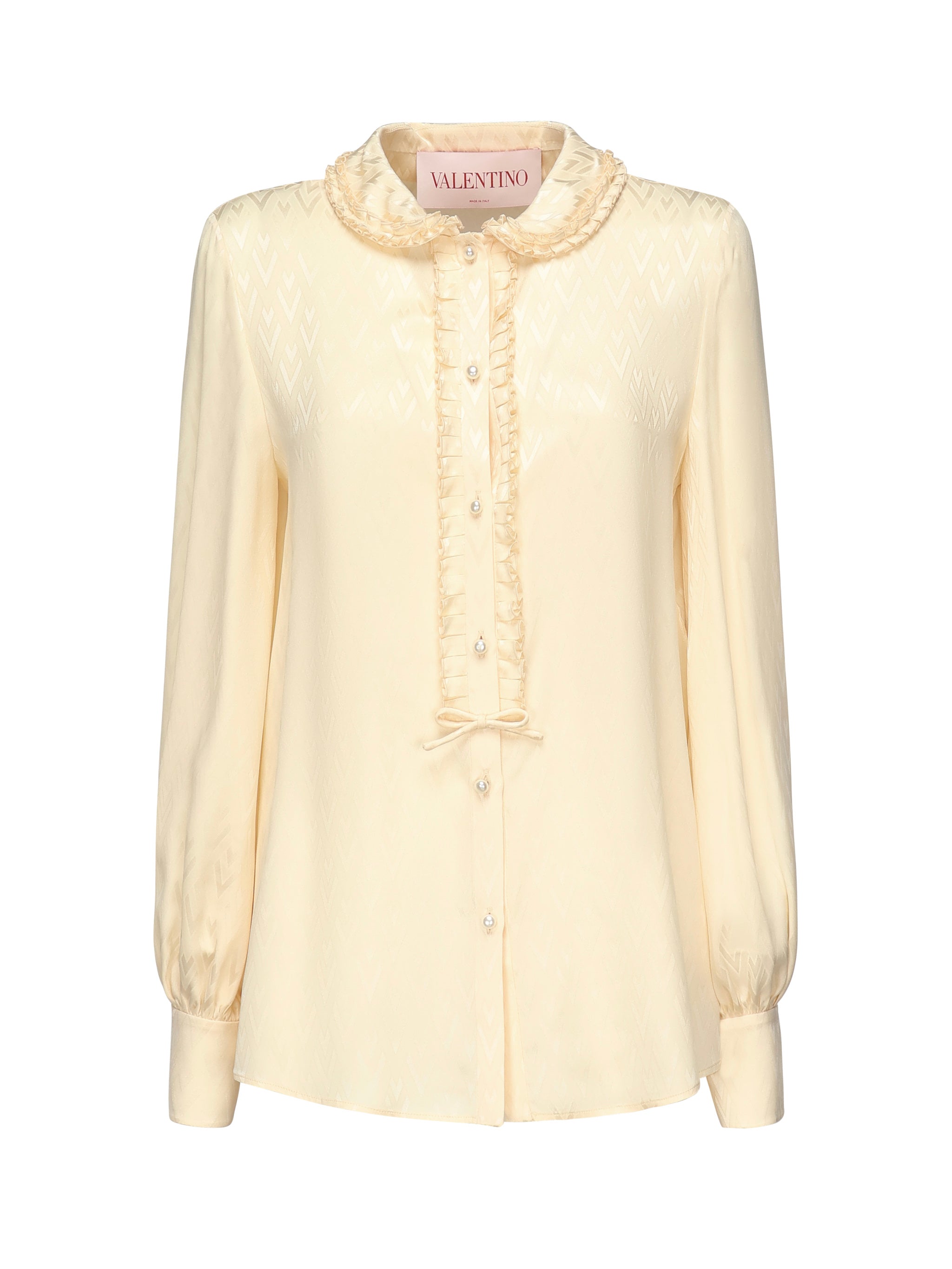 Camicia in seta Toute la V<BR/> 6B0AB7M0 93LET5 VALENTINO GARAVANI 