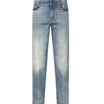 Jeans in denim con bordi stampati 6B0DD19X 94V558 VALENTINO GARAVANI 